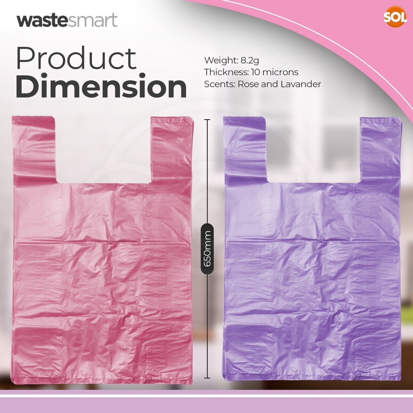 Scented Swing Bin Liners 30L Refuse Tie Bags | 105 Pack