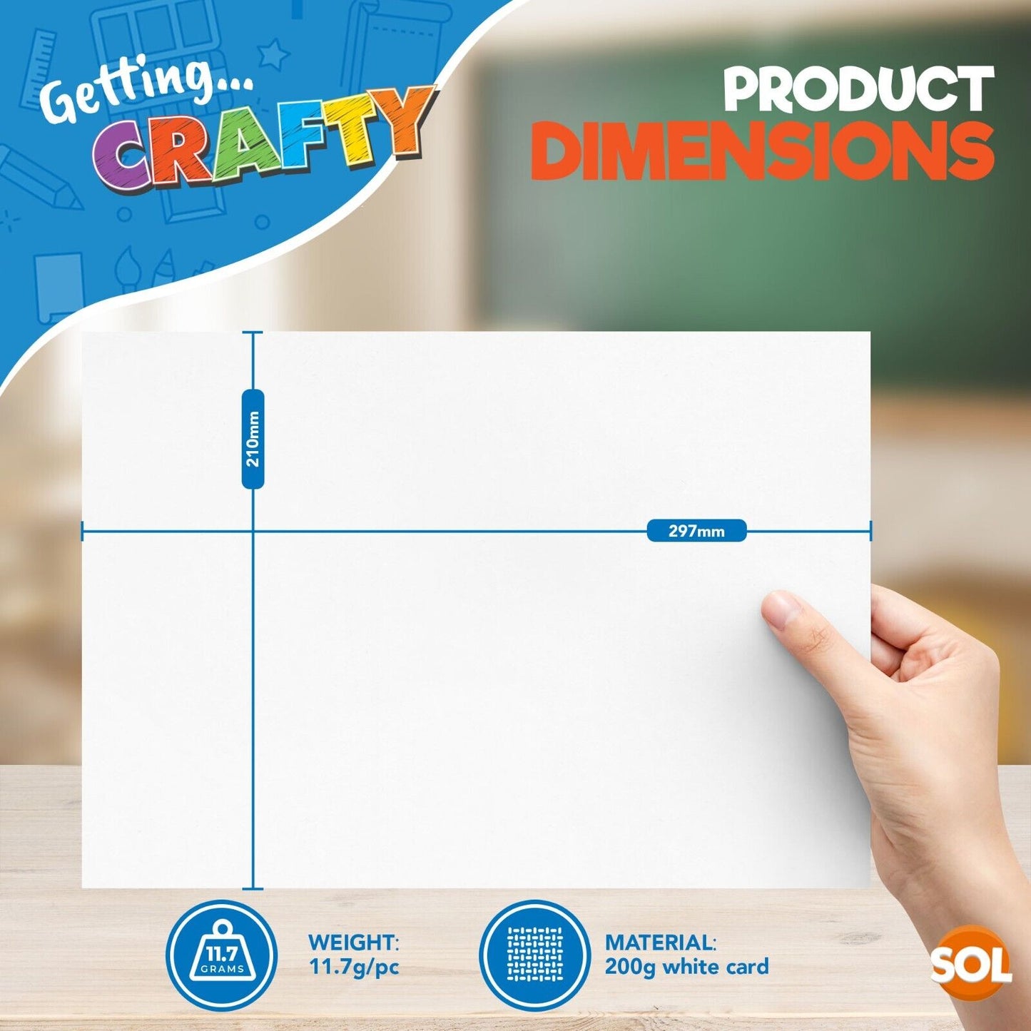 35-490 X A4 White Card 200GSM Thick Stock Paper Printer Sheets Card Making Craft
