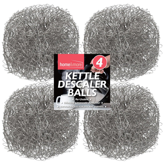 Kettle Descaler Balls Stainless Steel Mesh Limescale Remover | 4 Pack
