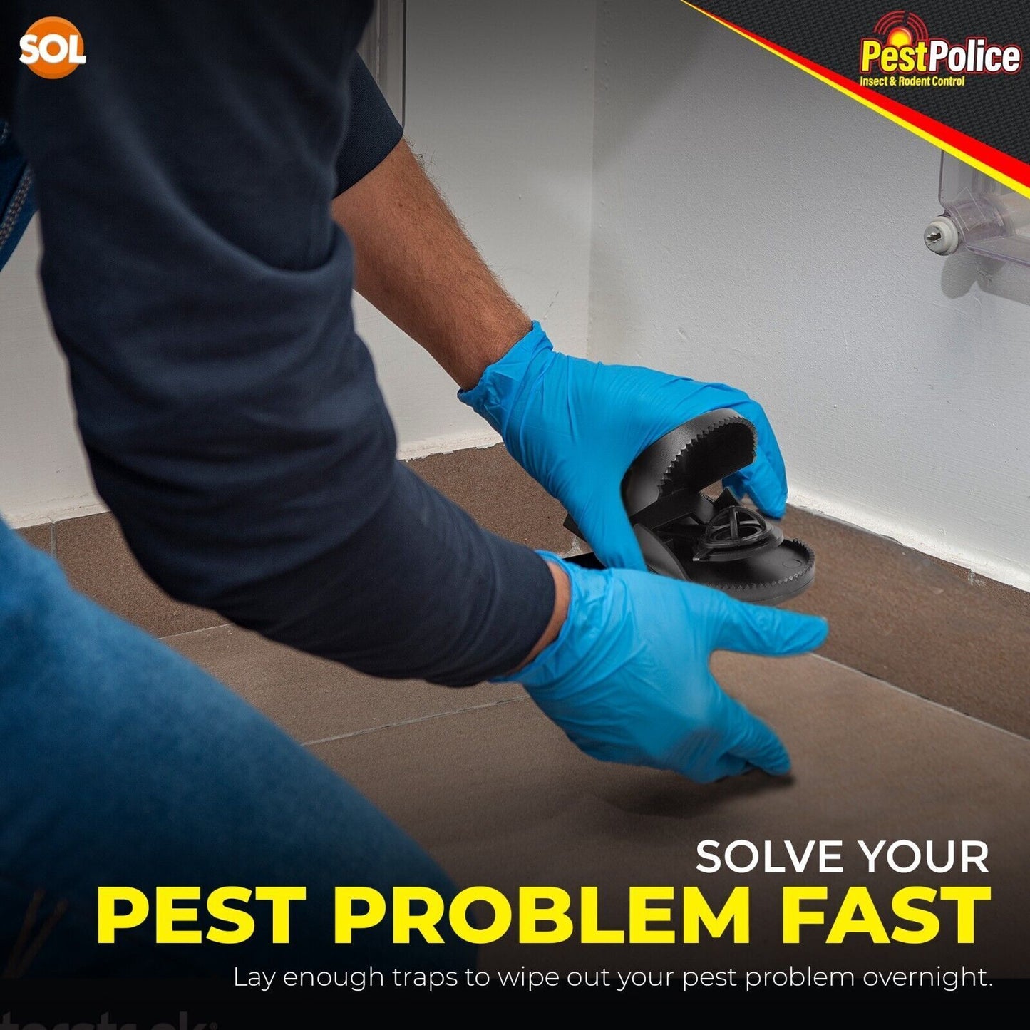 Mouse Traps Heavy Duty Mice Snap Catcher Rodent Reusable | 6 Pack