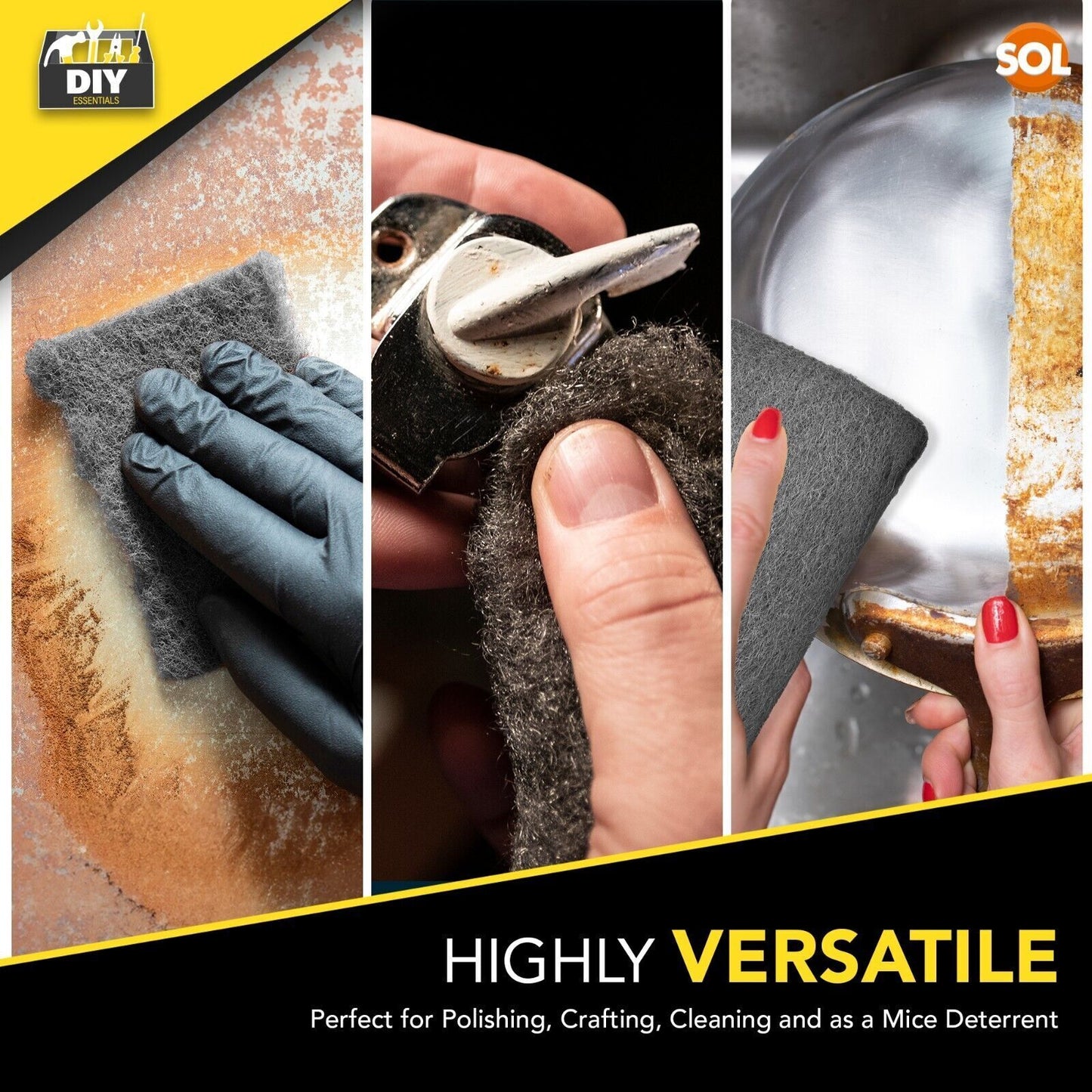 Steel Wire Wool Roll Ultra Fine | Rust & Polish | 1M