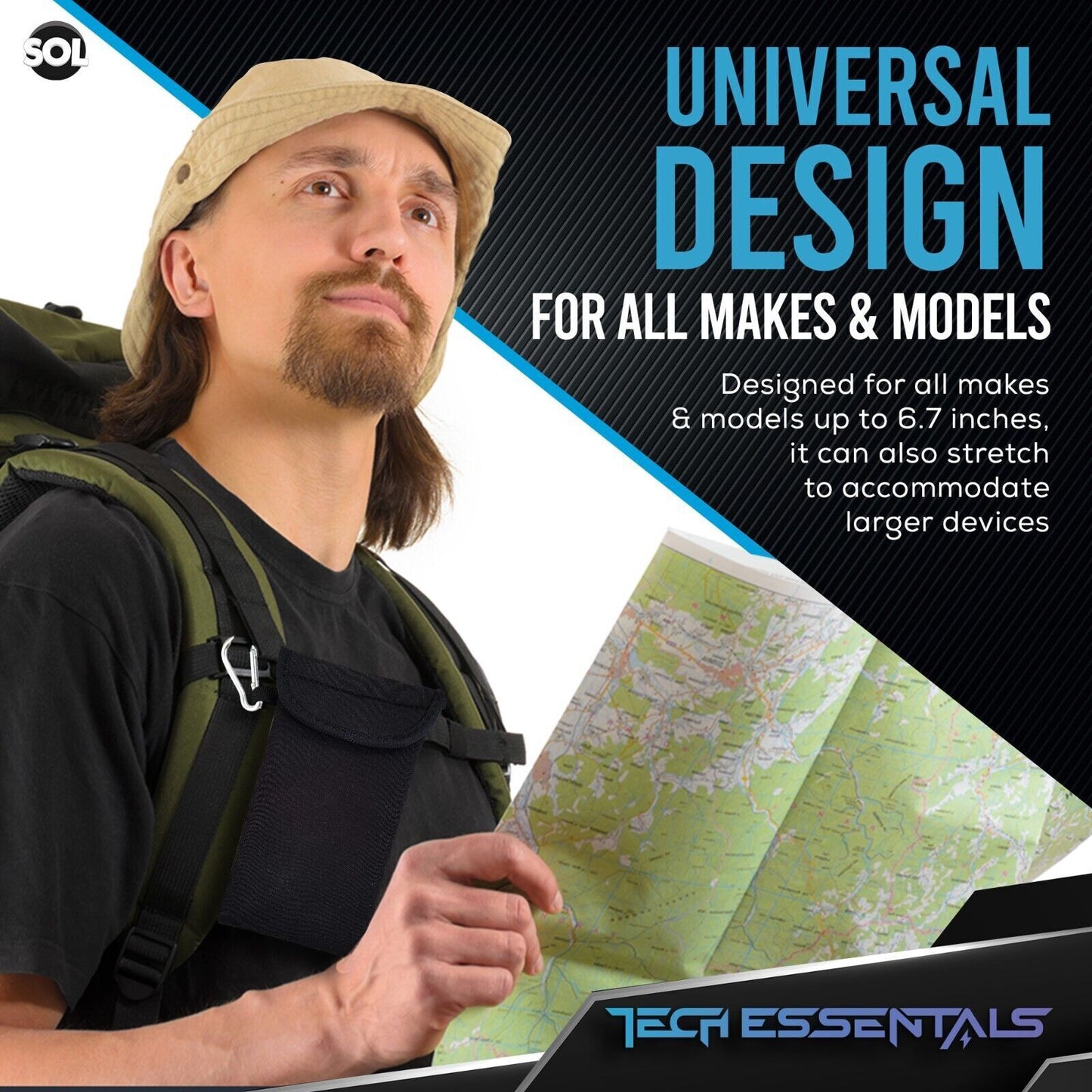 Neoprene Phone Case Sock Cover Pouch | Universal Mobile Up to 6.7 Inch