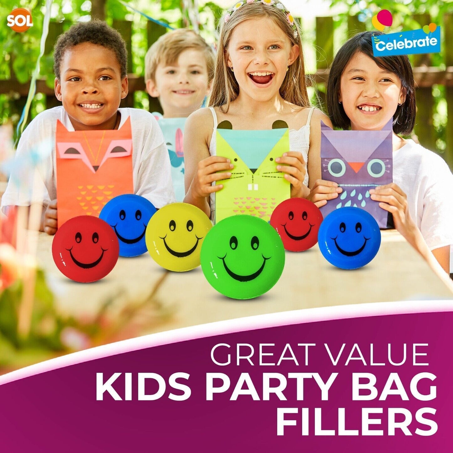 Mini YoYo Kids Toy Stunt Trick | Party Bag Fillers & Loot Fun | 12 Pack