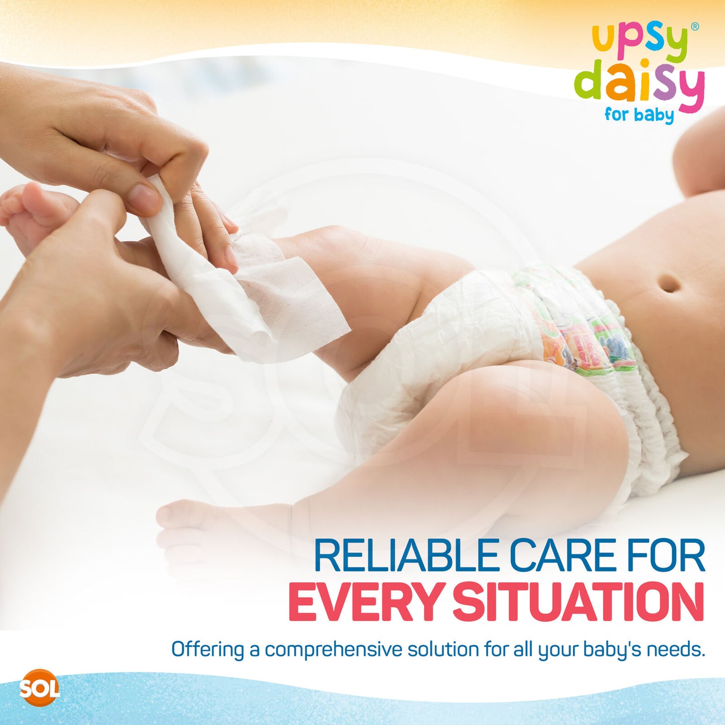Baby Wipes Case Bulk 24 x 72 Packs (1728 Wipes) | Wet Wipes Multipack Sensitive