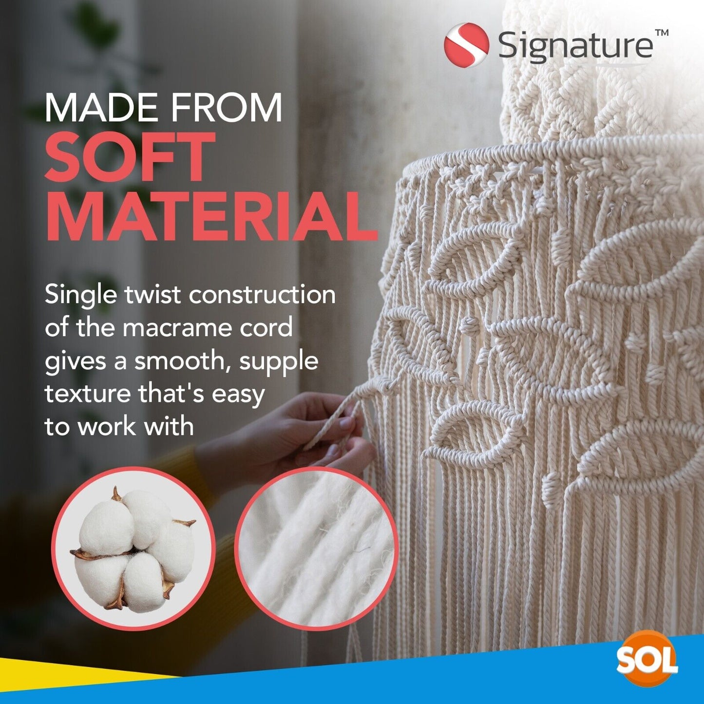 White String Cotton Twine 2mm 150M Craft Cord Rope Gift Wrap