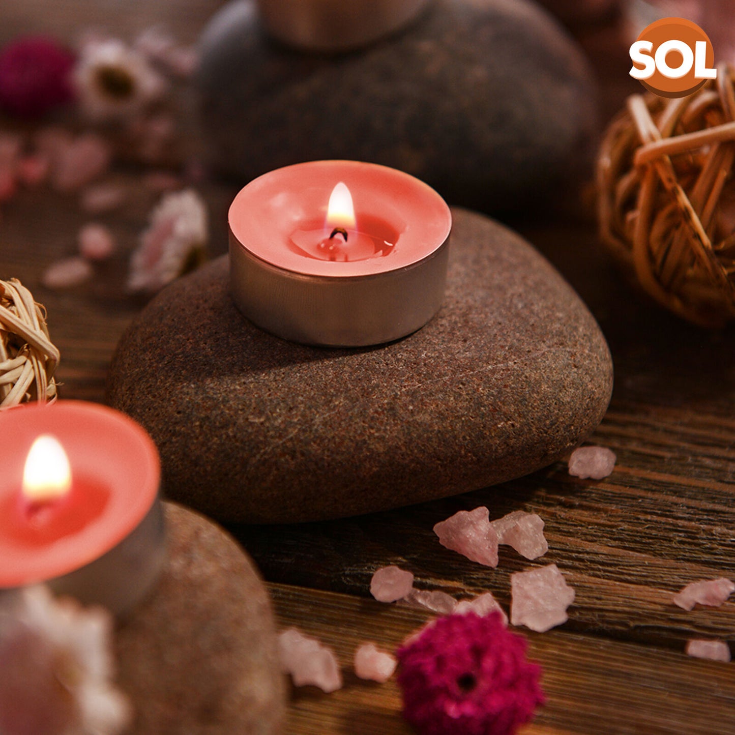 Scented Tea Light Candles | 4 Hour Burn Fragrance | 75 Pack