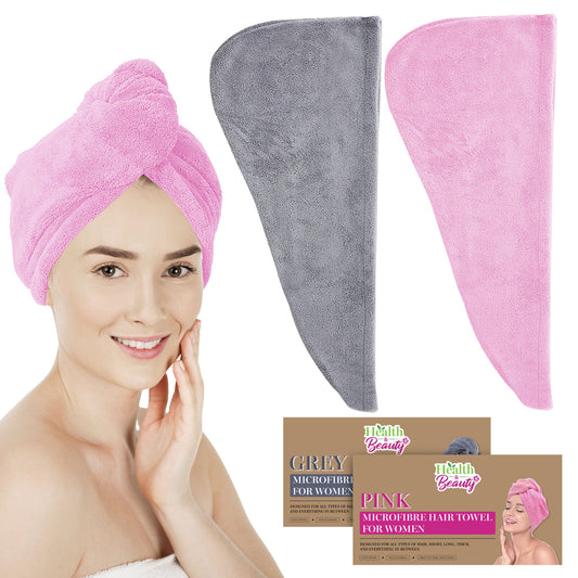 Hair Turban Towel | Microfibre Head Wrap Quick Dry
