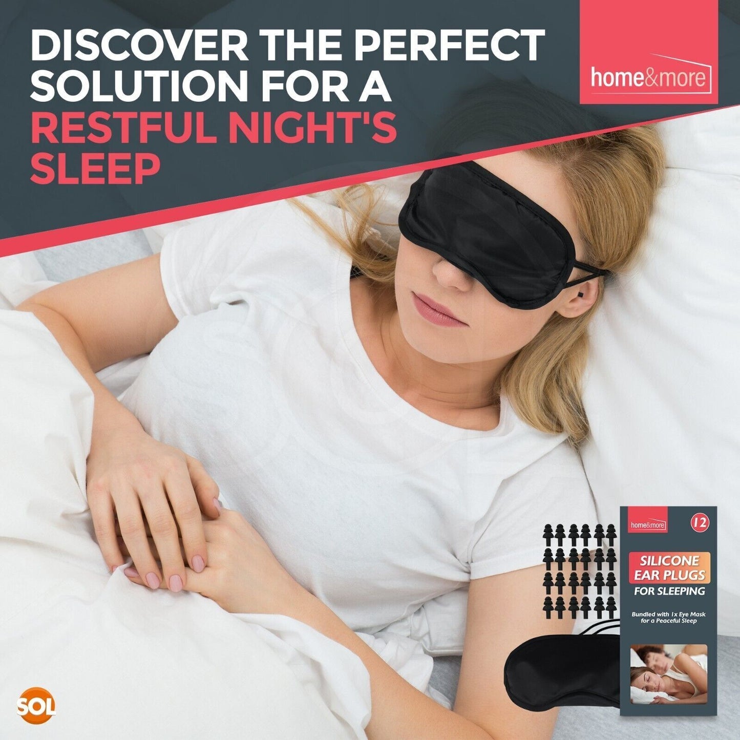 Soft Silicone Ear Plugs Sleep Reusable Swimming Anti Noise | 12 Pack