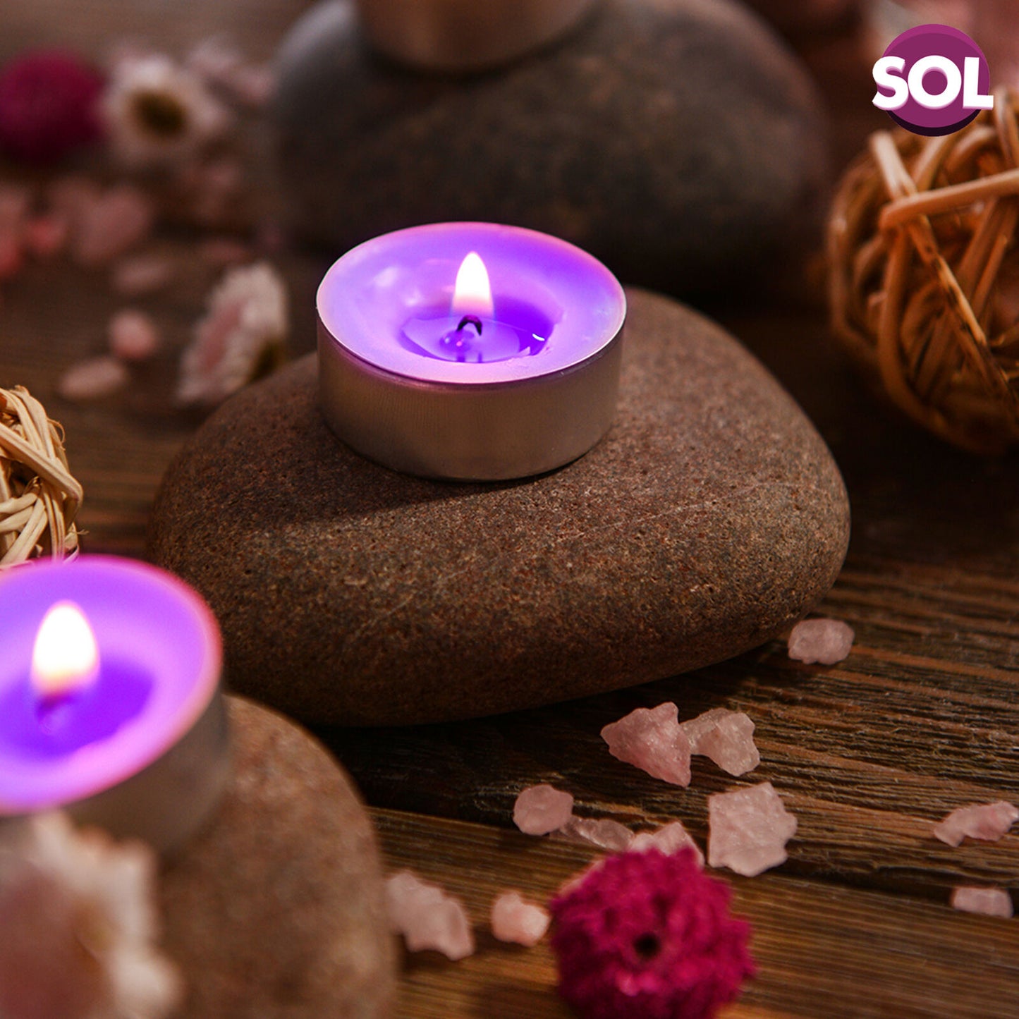 Scented Tea Light Candles | 4 Hour Burn Fragrance | 75 Pack