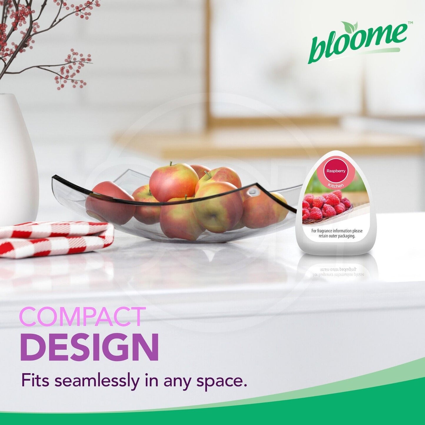 Mini Solid Gel Air Freshener 60g | Bathroom & Home Scent | 18 Pack