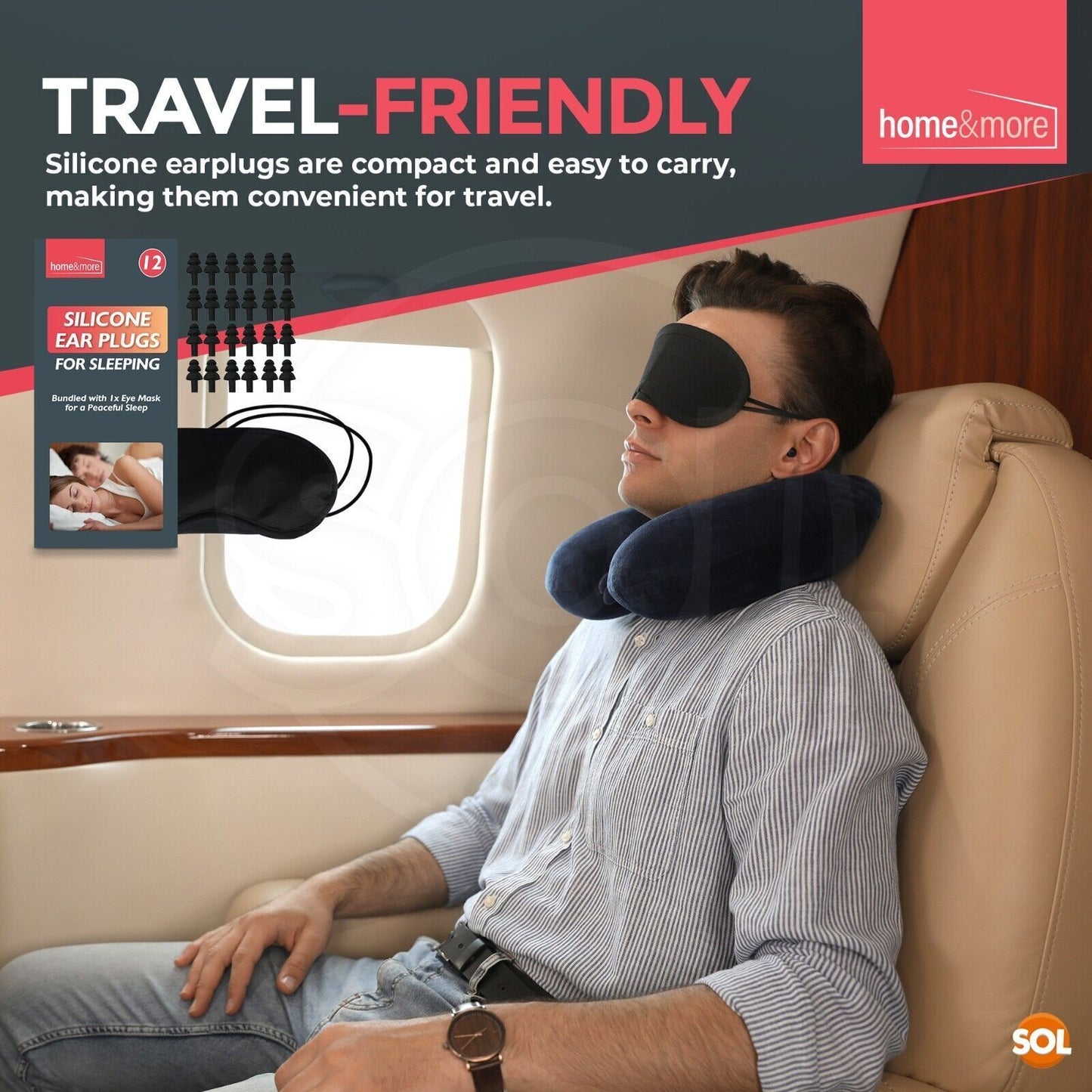 Soft Silicone Ear Plugs Sleep Reusable Swimming Anti Noise | 12 Pack