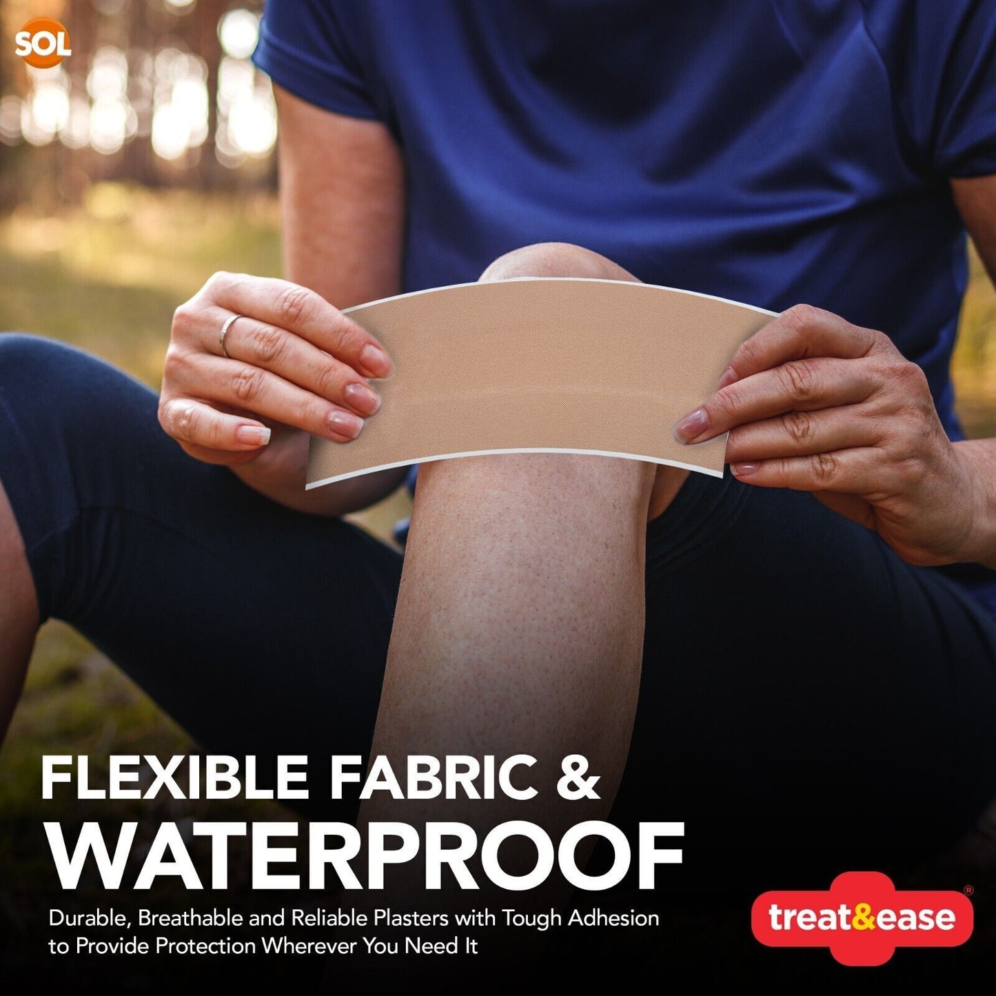 Washproof & Fabric Dressing Strip 2M x 6.5CM | Premium Adhesive Plasters | 2 Pack