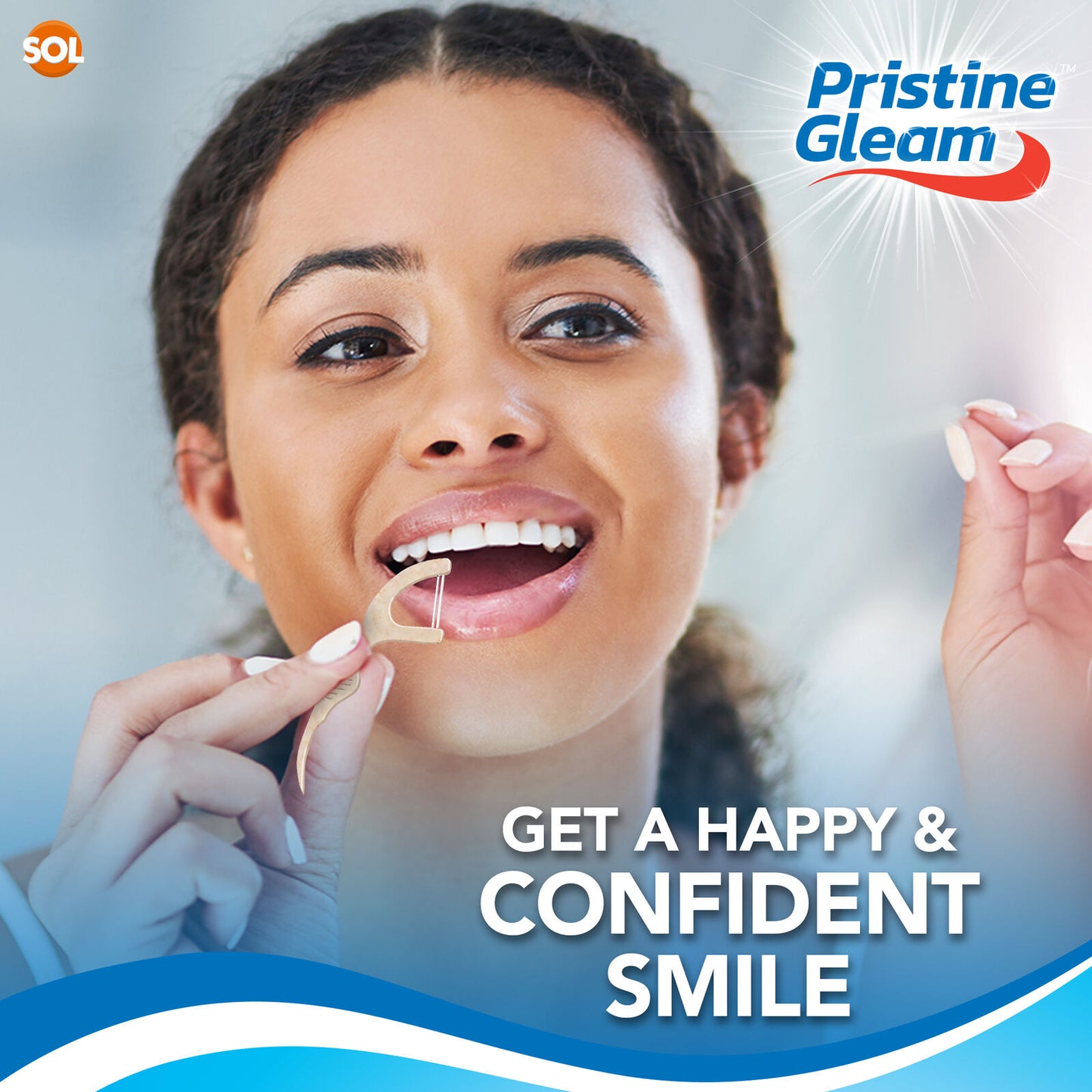 Corn Starch Dental Floss Sticks Interdental Tooth Harp | 80 Pack