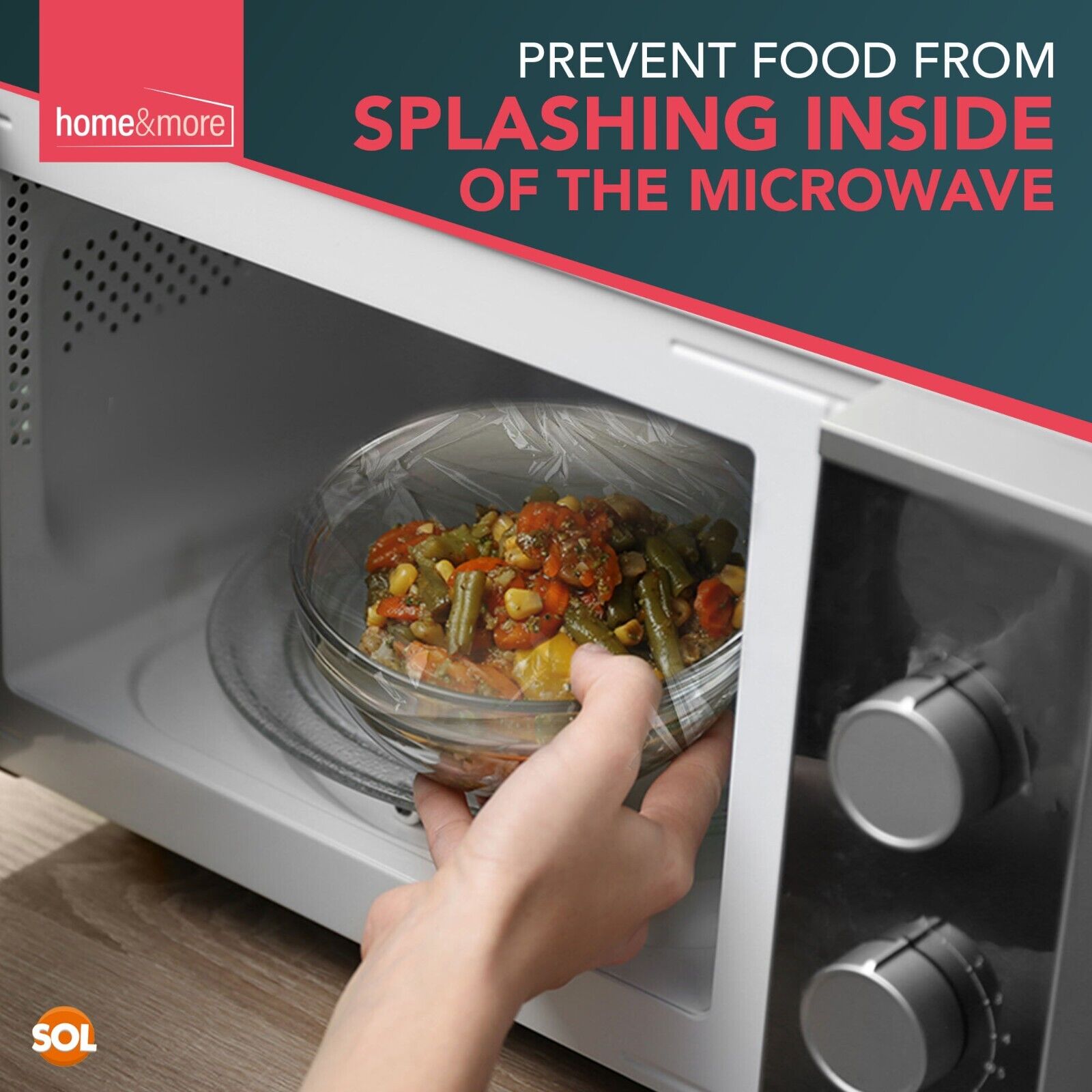 300-600M 30cm Cling Film Food Catering Easy Cut Large Refill Rolls Kitchen Wrap