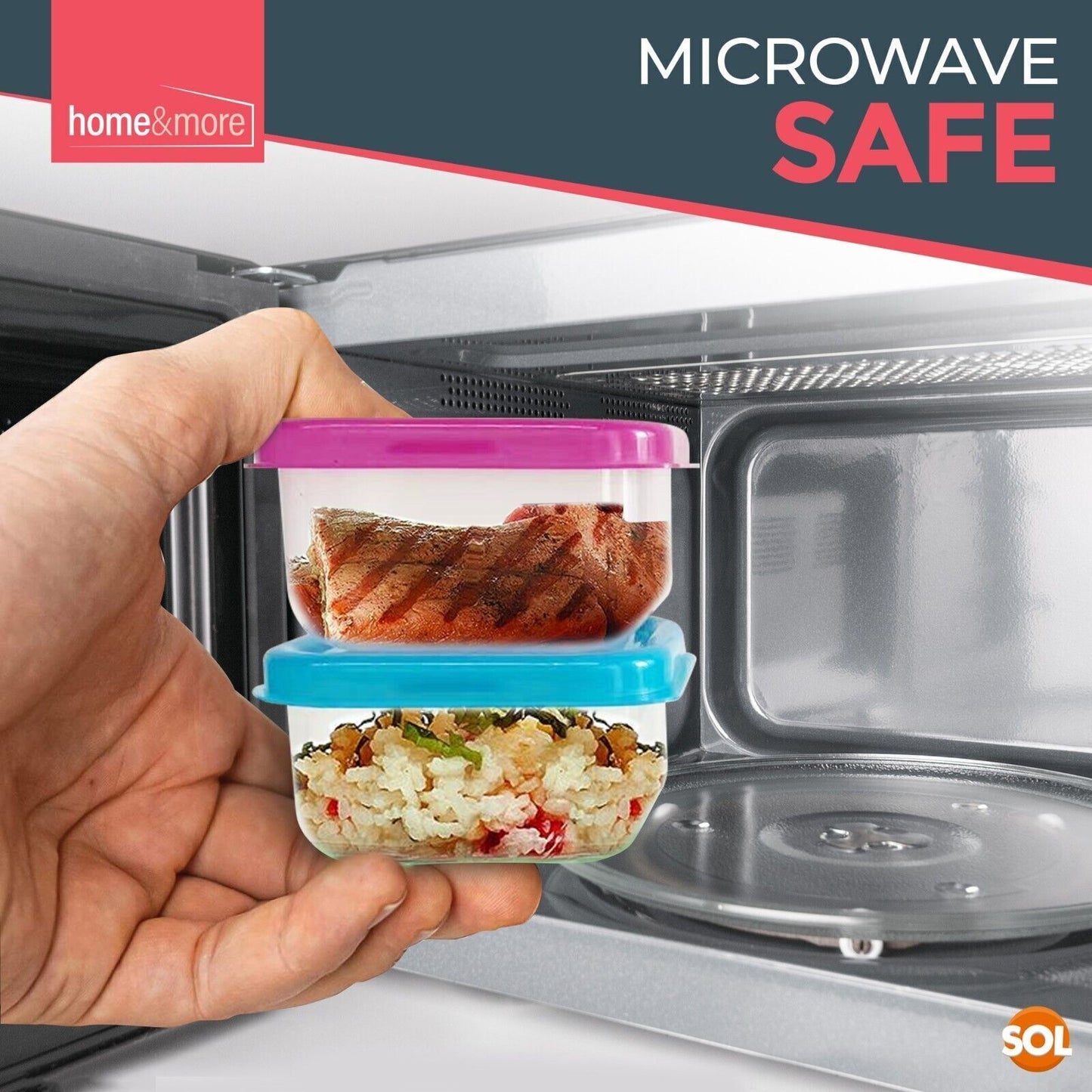 Mini Plastic Storage Containers | Clear Small Boxes | 24 Pack