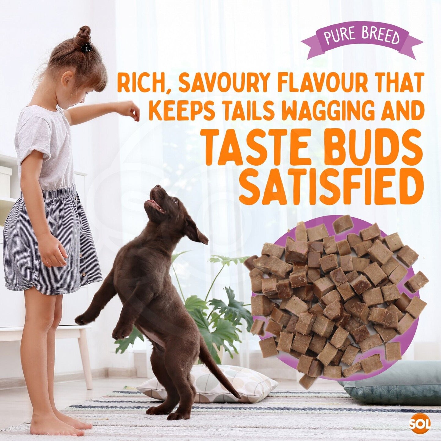 Chicken Bites Dog Training Treats Duck & Beef | 100g