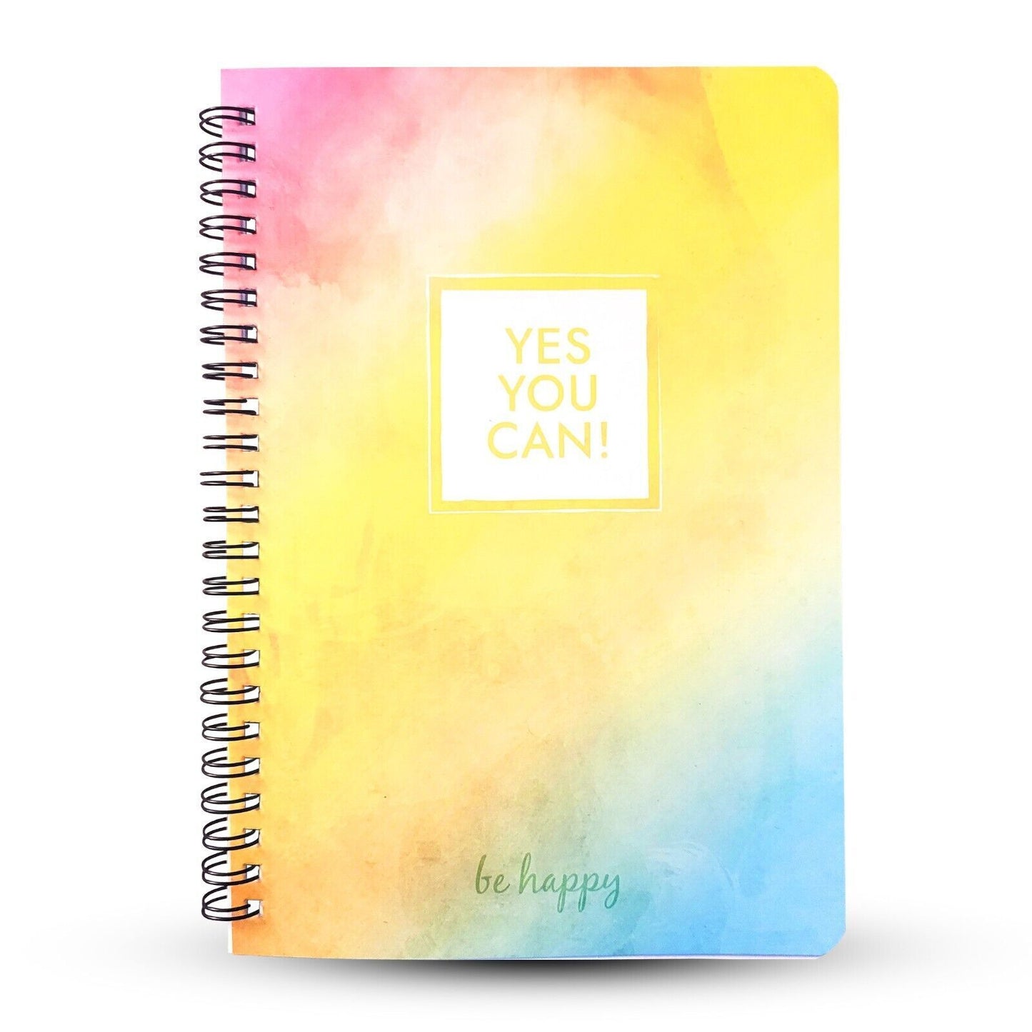 A5 Notebook Spiral Bound Ruled Lined Notepad | 128 Pages School Note Pad
