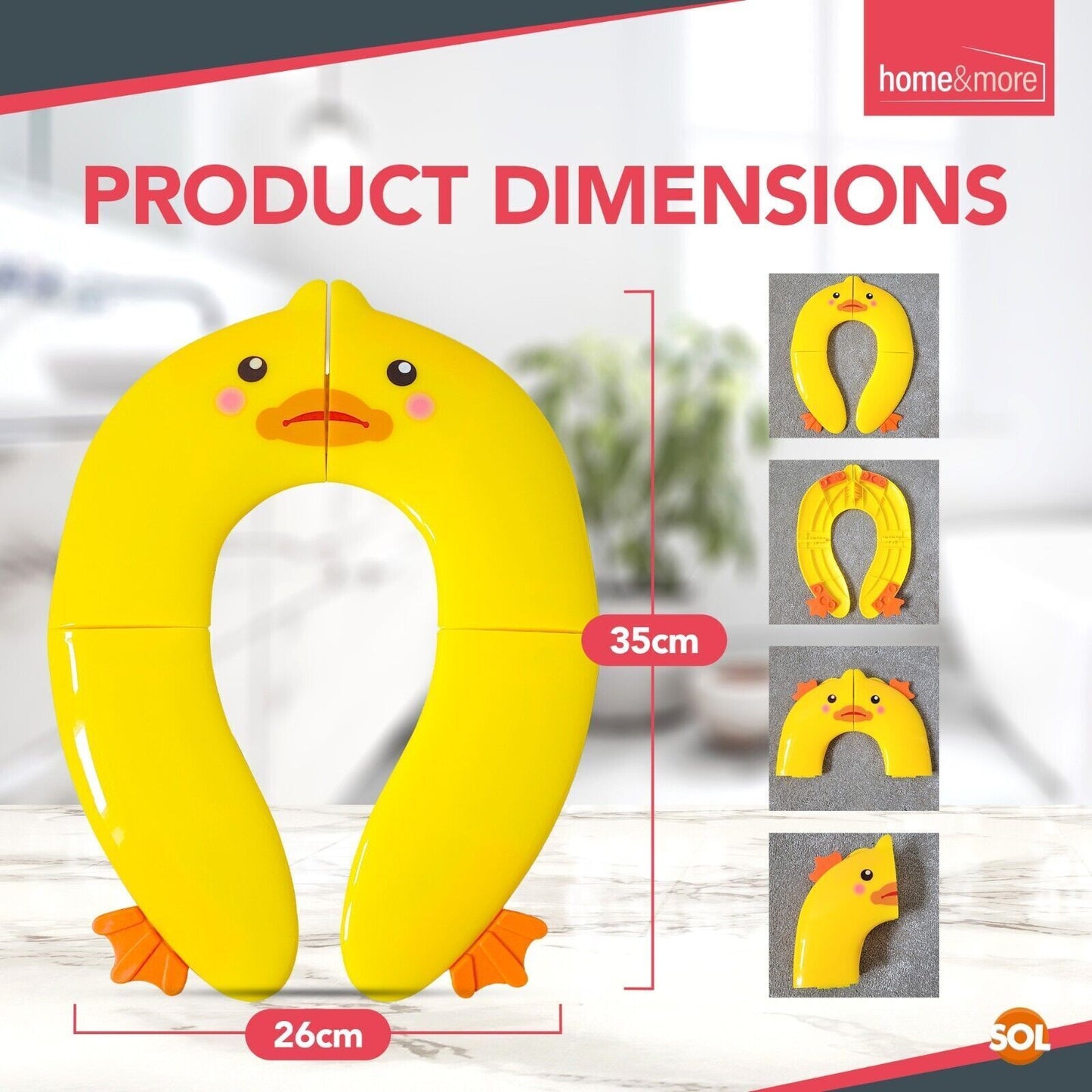 Baby Toilet Training Seat | Portable Folding Potty Cover