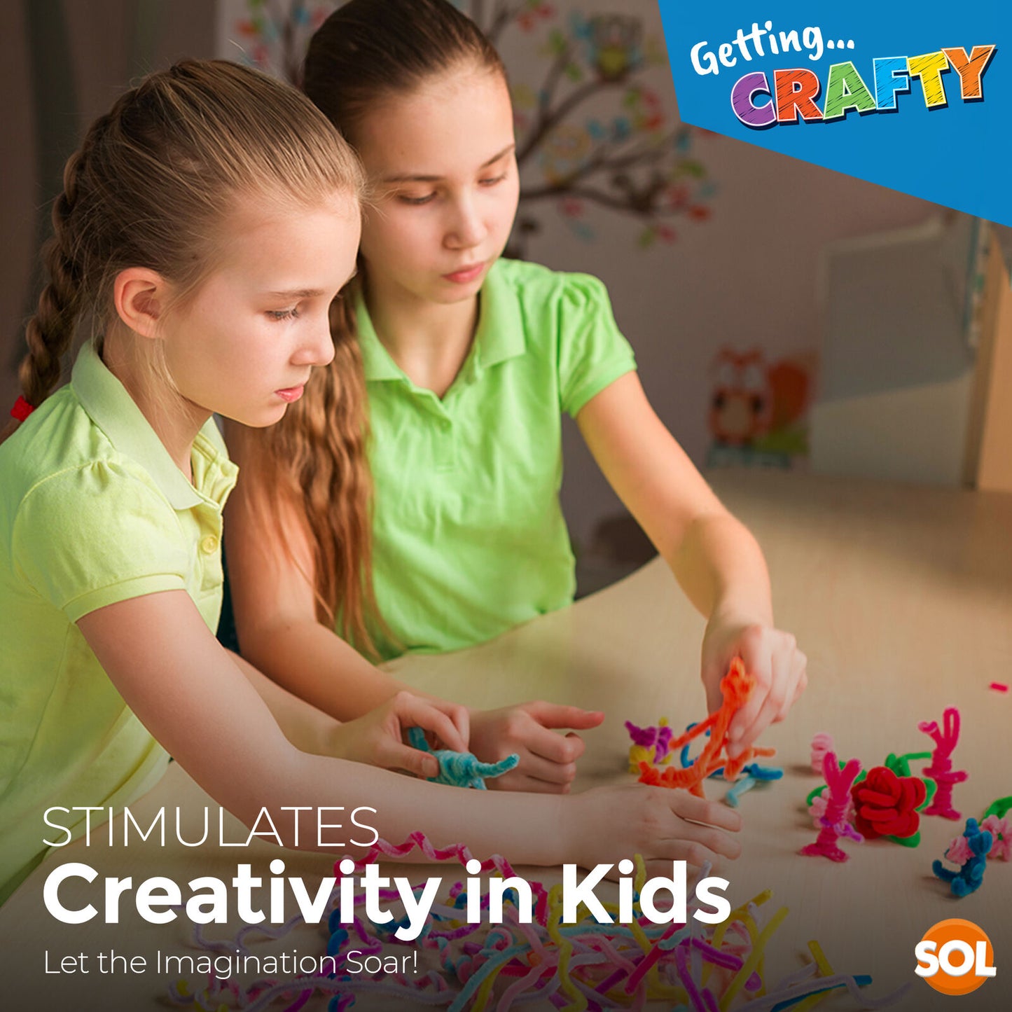 Pipe Cleaners 30cm Multicolour | Chenille Stems for Crafts | 120 pack