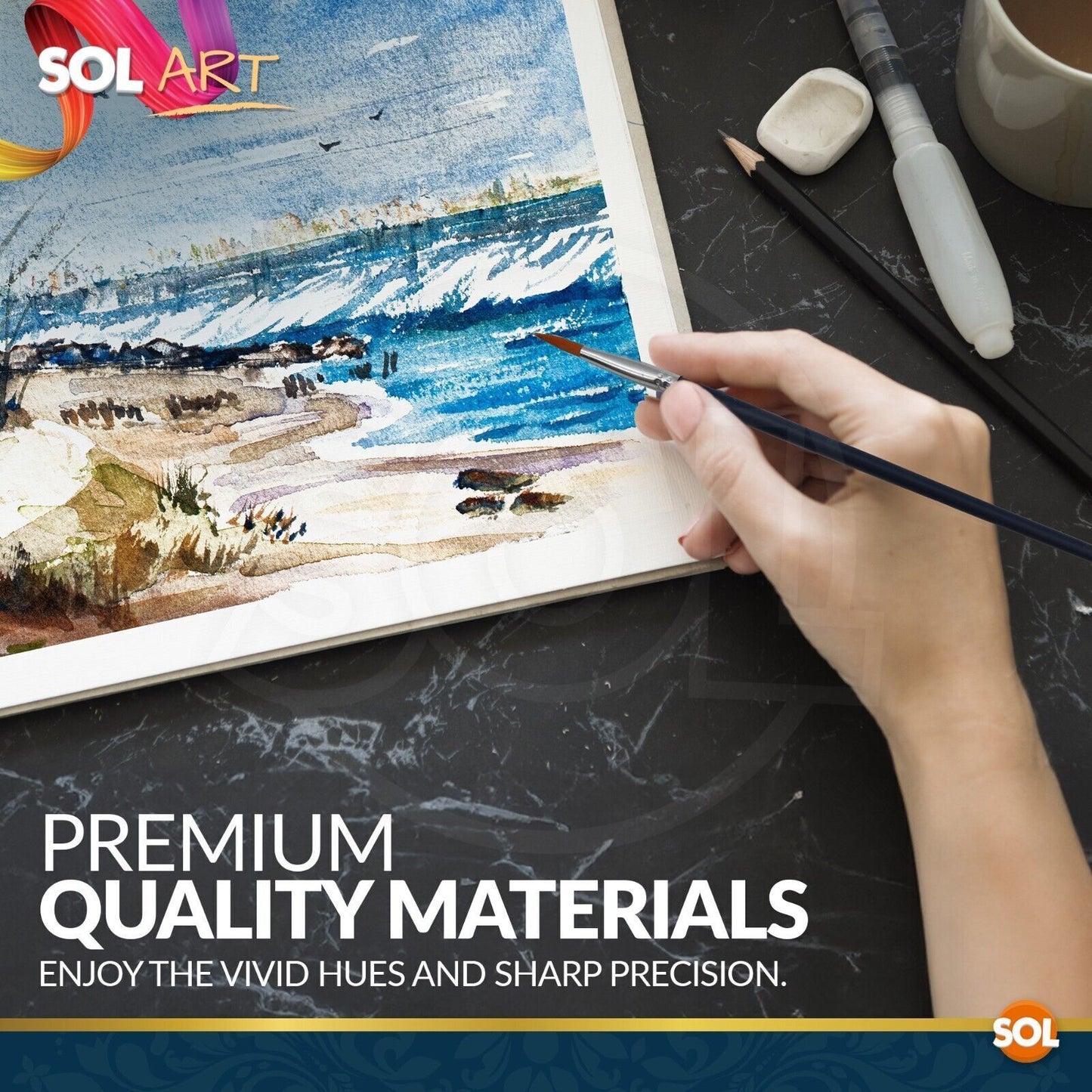 A4 Watercolour Pad Cold Pressed | Sketch & Drawing | 30 Pack