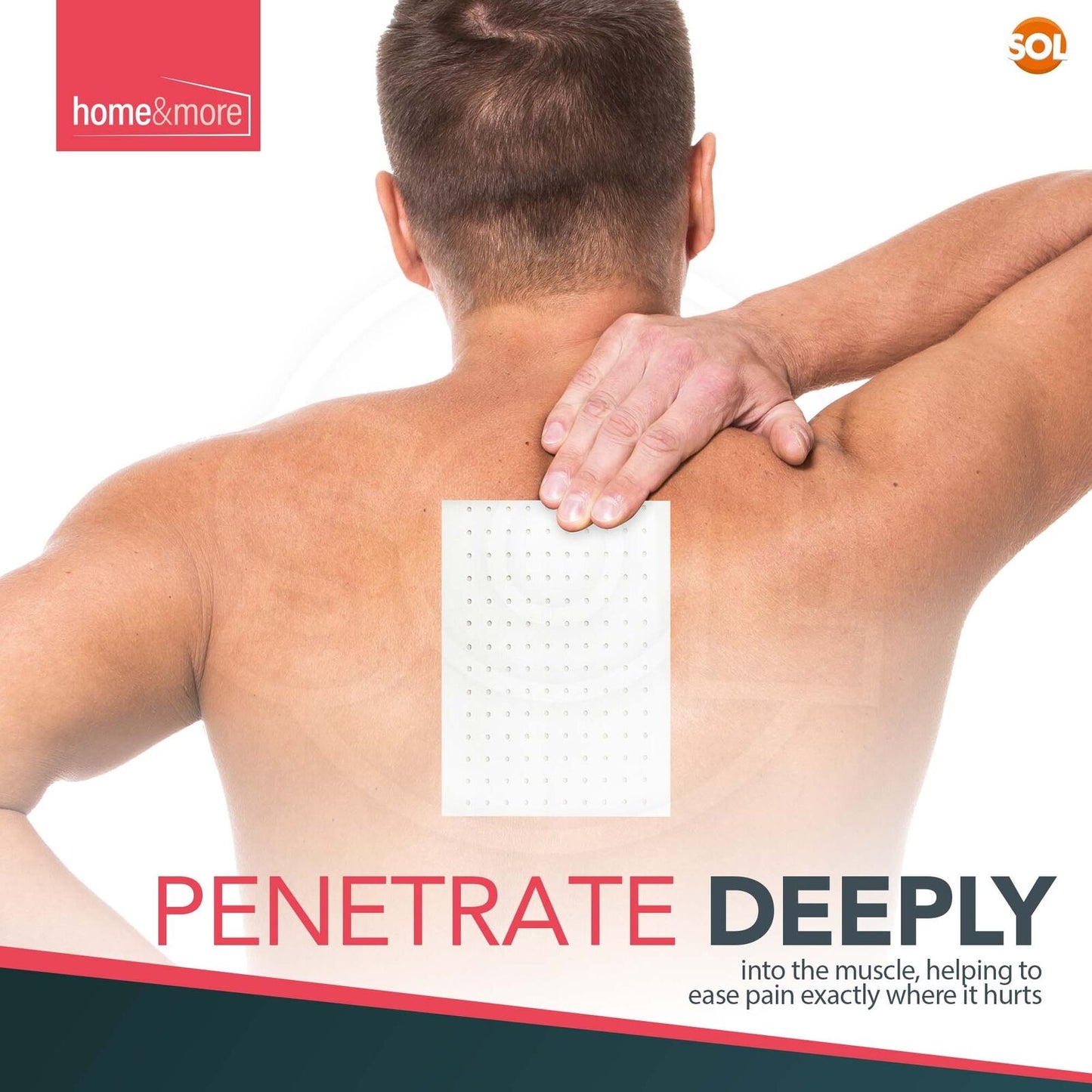 Dragon Balm Herbal Patch | Pain Relief Heat Plaster | 12 Pack