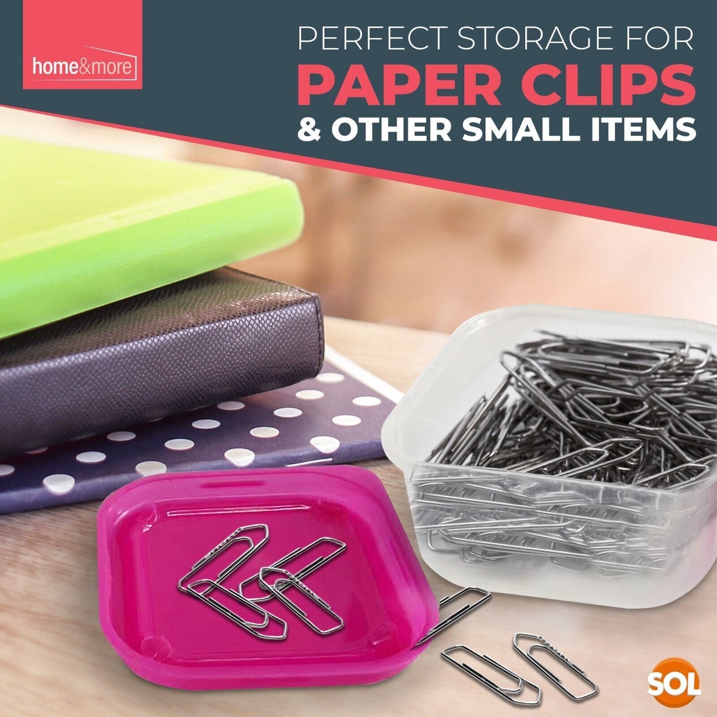 Mini Plastic Storage Containers | Clear Small Boxes | 24 Pack