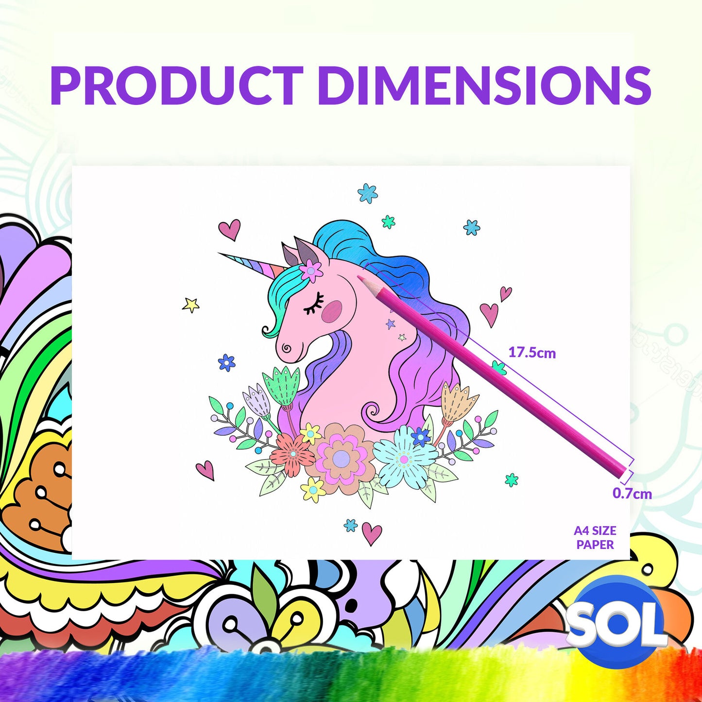 Colouring Pencils Artist Therapy Kids Adult Set | 36 Pack