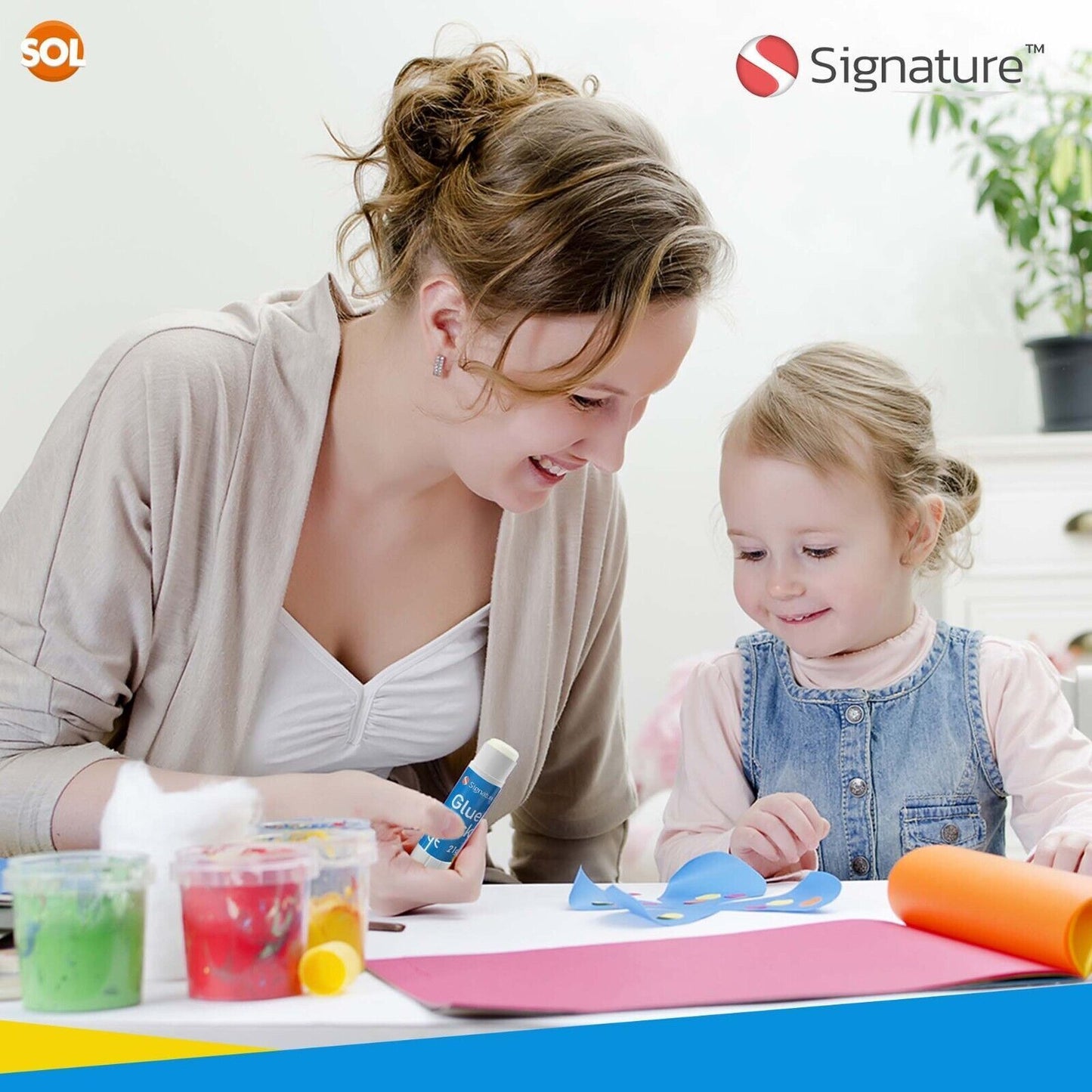 Glue Sticks Multipack | Washable Non-Toxic 9g & 21g | 16 Pack