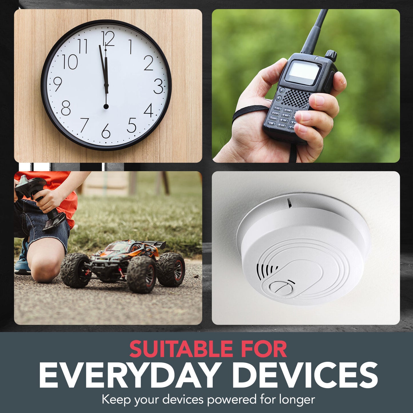 9V Battery | Heavy Duty PP3 Smoke Alarm Zinc Carbon | 5 Pack