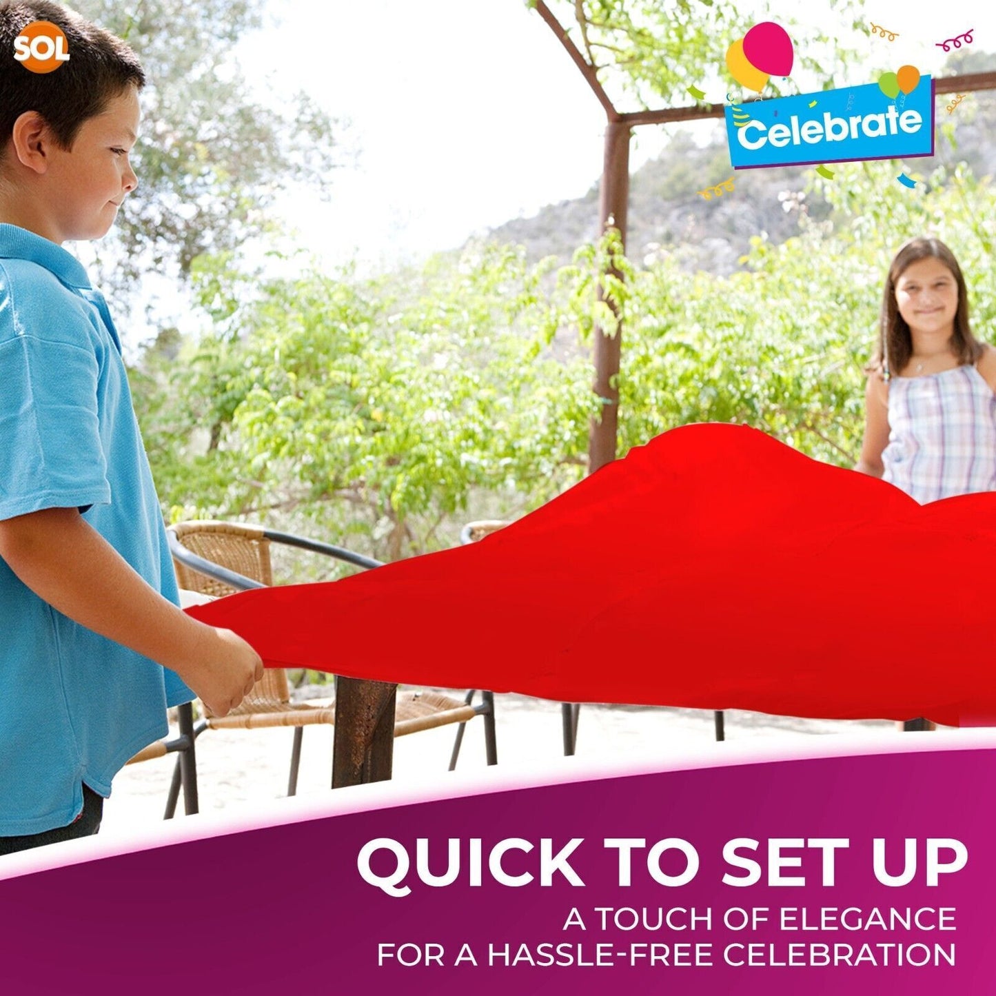 Plastic Table Covers Round 1.4M | Disposable Wipe Clean Party Cloth | 3 Pack