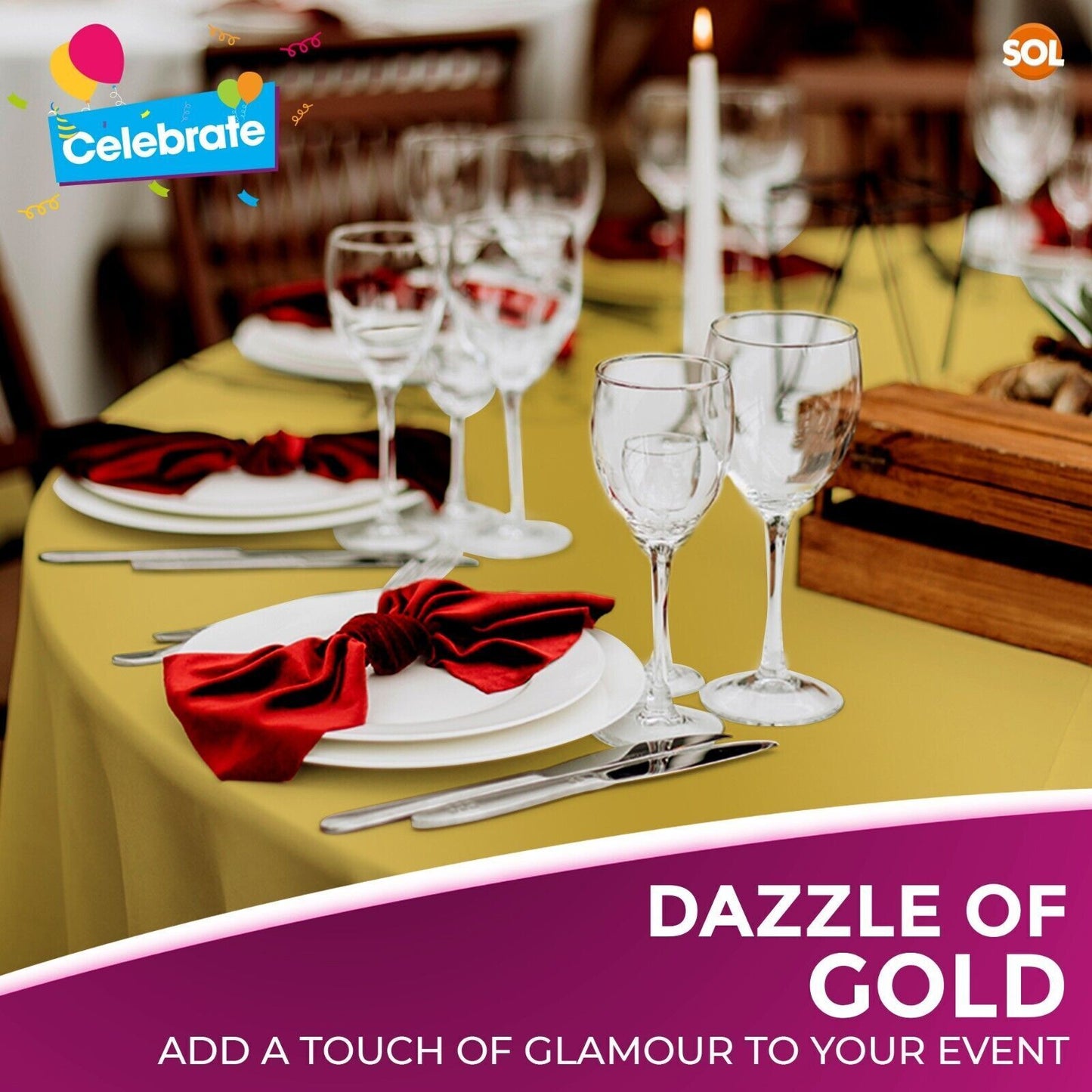 Plastic Table Covers Round 1.4M | Disposable Wipe Clean Party Cloth | 3 Pack