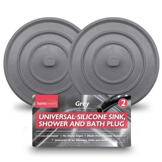 Silicone Sink Plug | Bath Kitchen Drain Hole Cover Stopper | 2 Pack