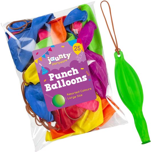 Large Punch Balloons | Party Bag Fillers | Children’s Birthday Loot Toys | 15 Pack