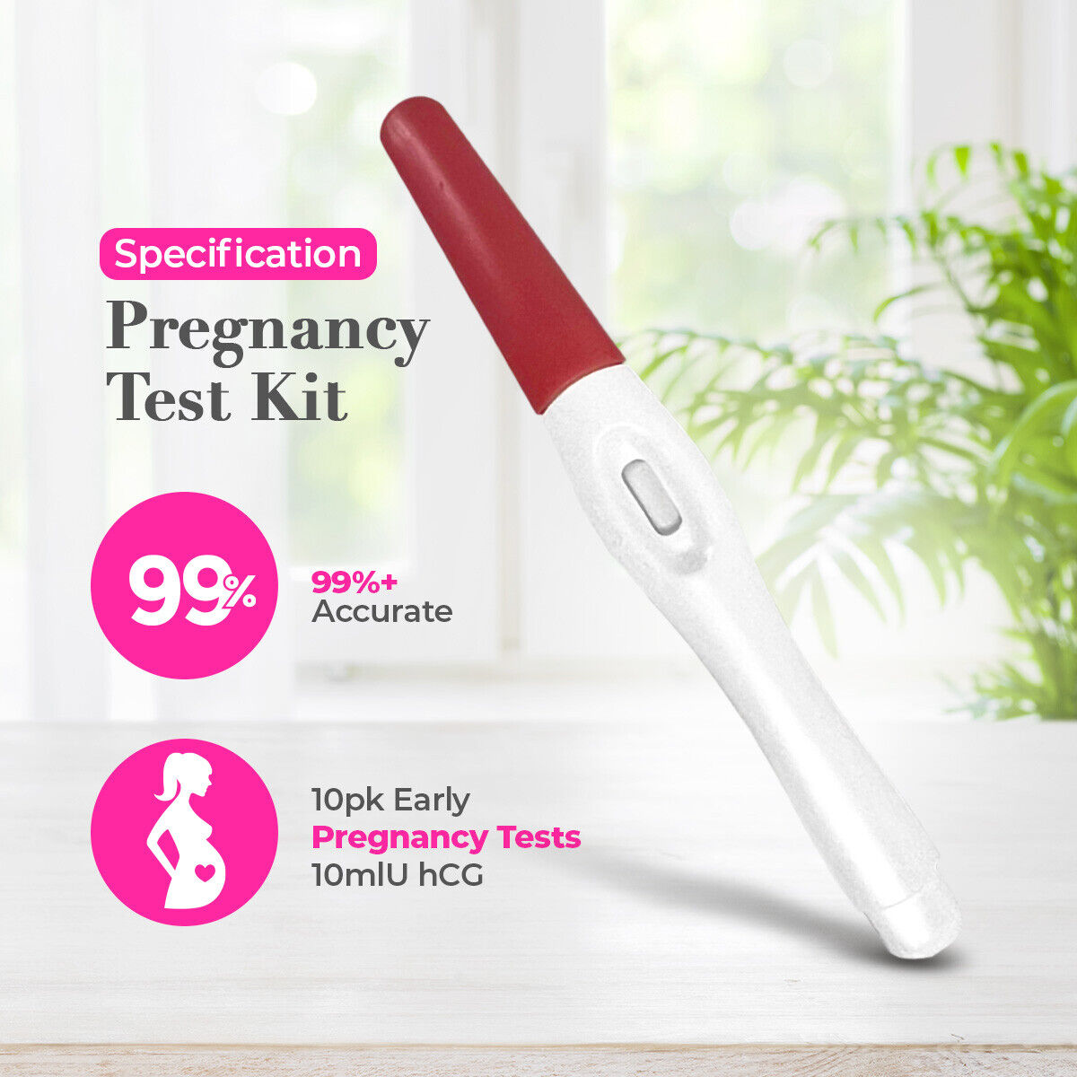 Pregnancy Test Sticks Midstream 10mlU HCG | Early Detection | Accurate Results