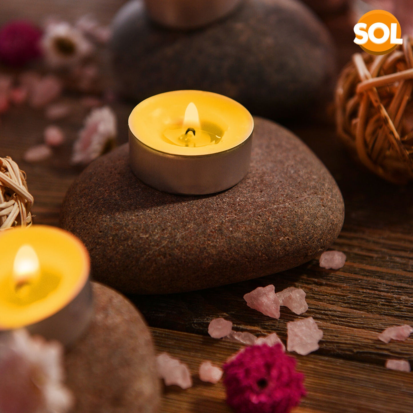 Scented Tea Light Candles | 4 Hour Burn Fragrance | 75 Pack