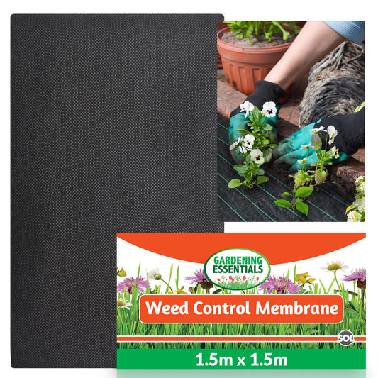 Heavy Duty Weed Control Fabric Membrane | 1.5M x 1.5M Ground Cover
