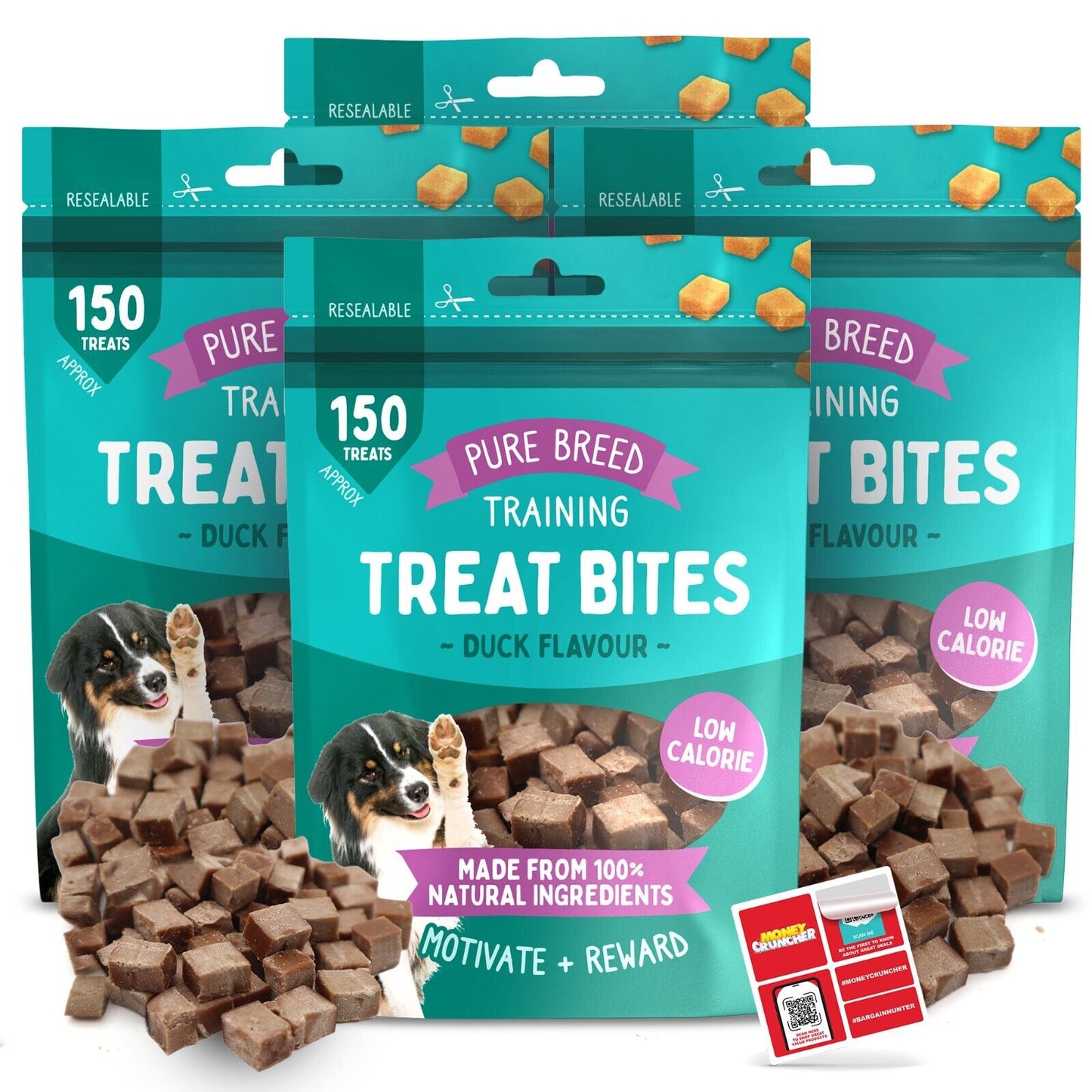 Chicken Bites Dog Training Treats Duck & Beef | 100g