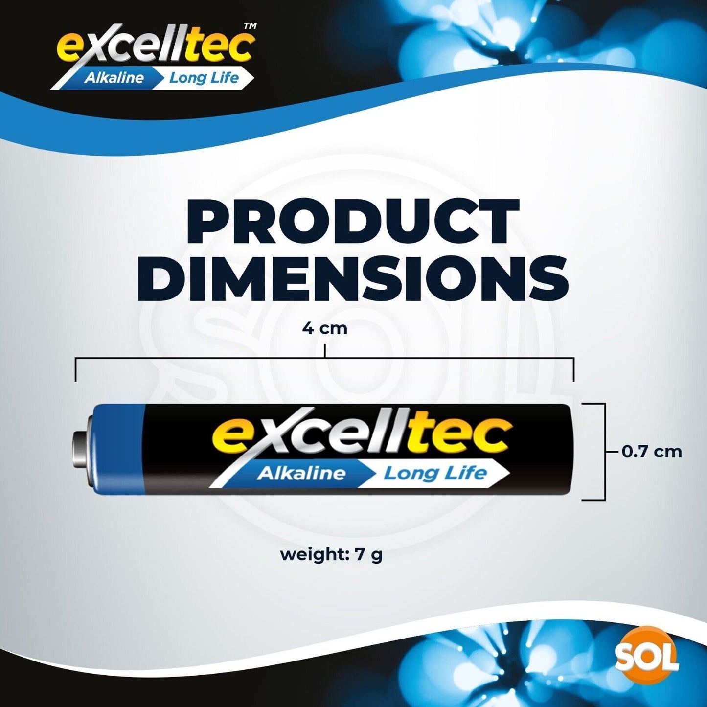 AAAA Batteries Alkaline 10 Pack 1.5V LR61 E96 MN2500