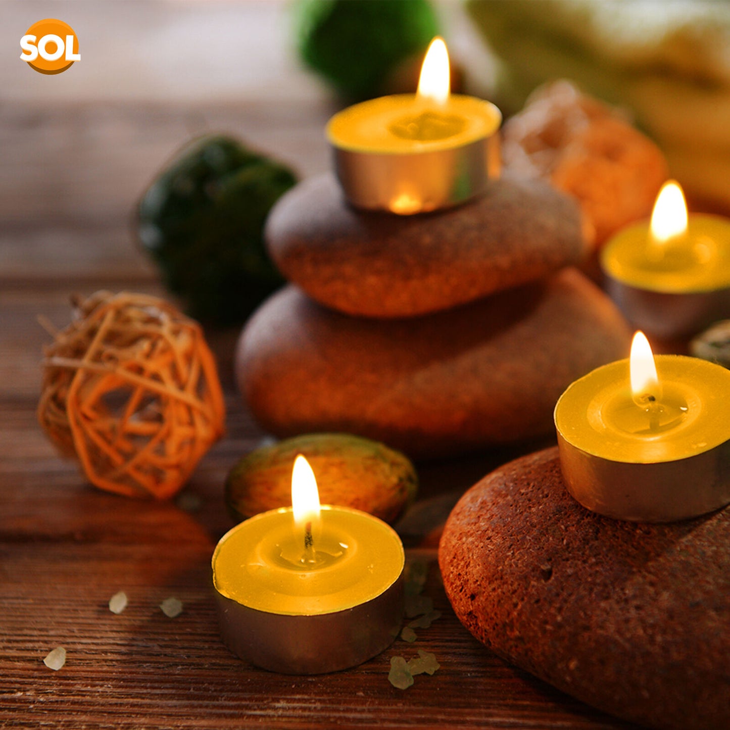 Scented Tea Light Candles | 4 Hour Burn Fragrance | 75 Pack