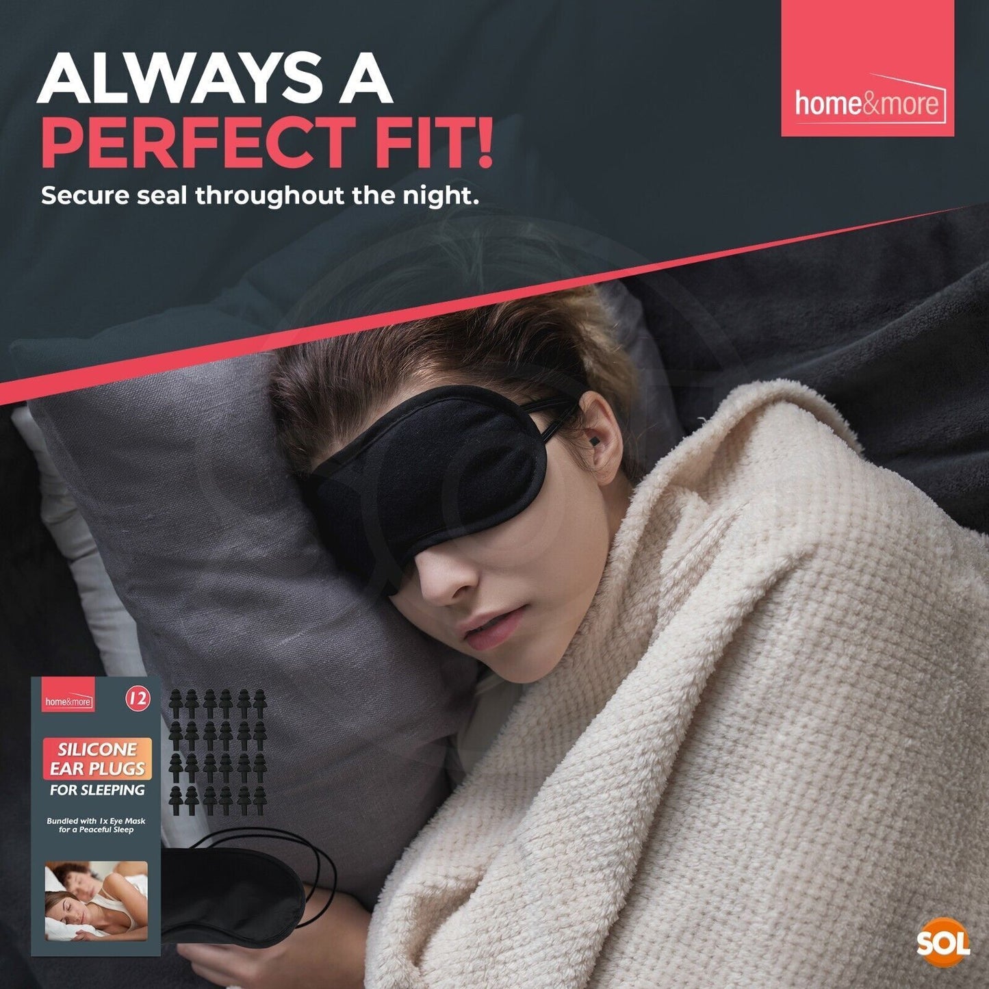 Soft Silicone Ear Plugs Sleep Reusable Swimming Anti Noise | 12 Pack