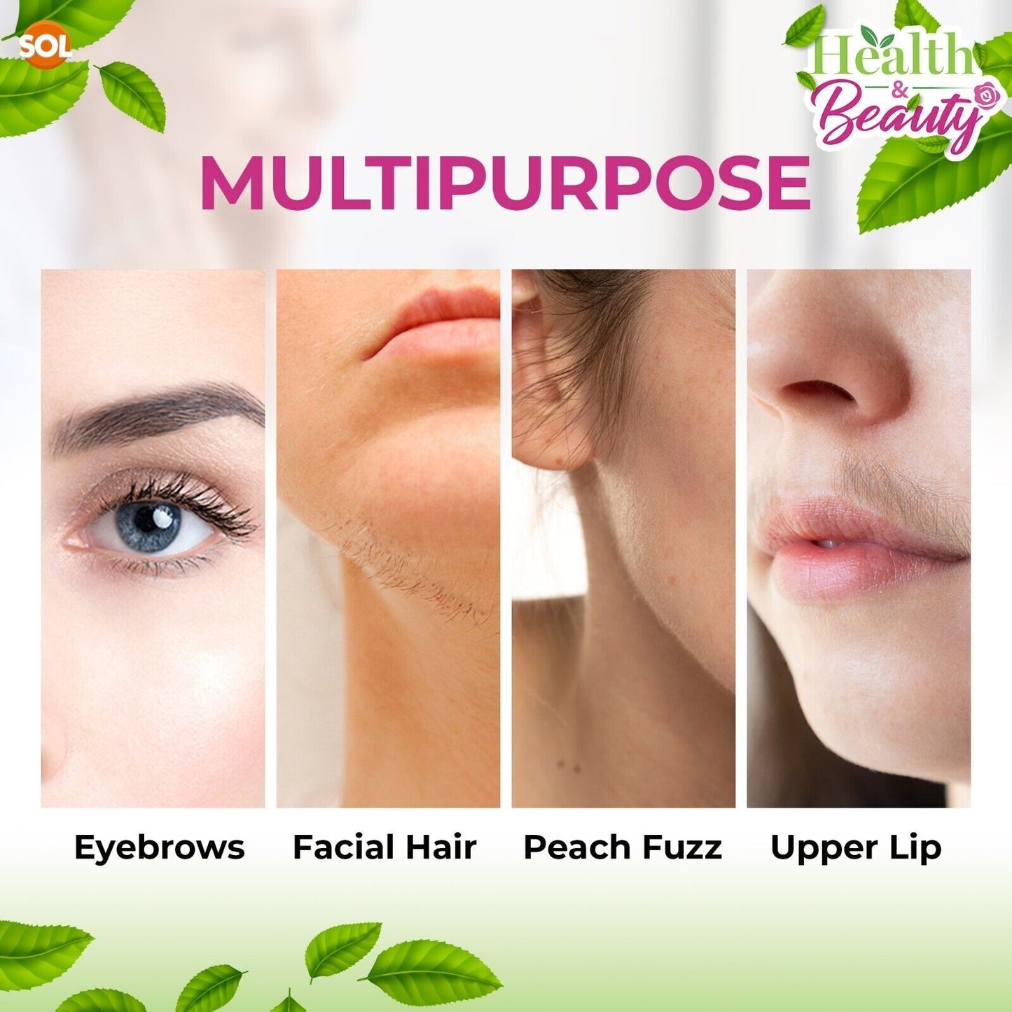 Dermaplaning Blades for Face | Eyebrow Razor | 6 Pack