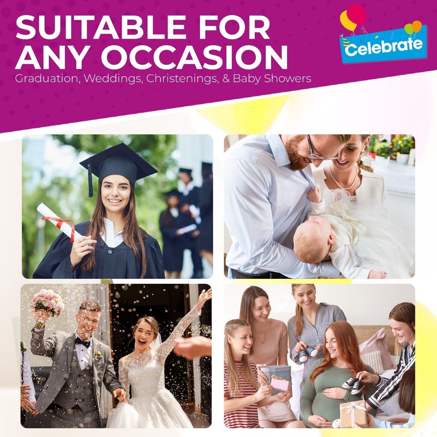 Thank You Cards with Envelopes | A6 Thankyou Notes for Birthday & Wedding | 18 Pack