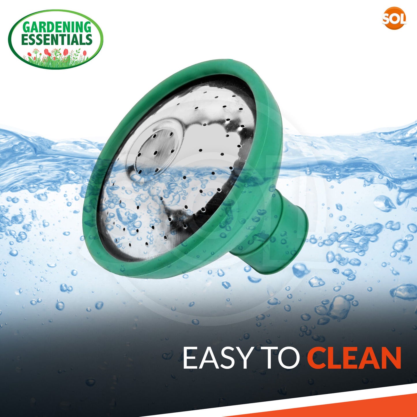 Universal Watering Can Rose Head | Rubber Sprayer | 2 Pack