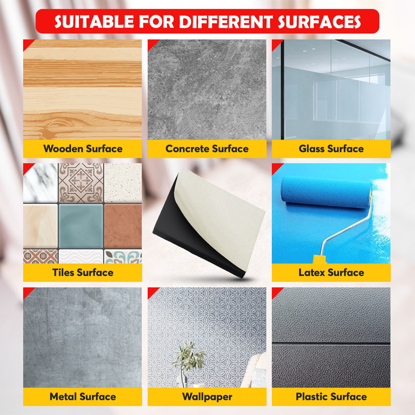 80-320 Exterior Sticky Pads | Strong Double Sided Self Adhesive Outdoor Mounting