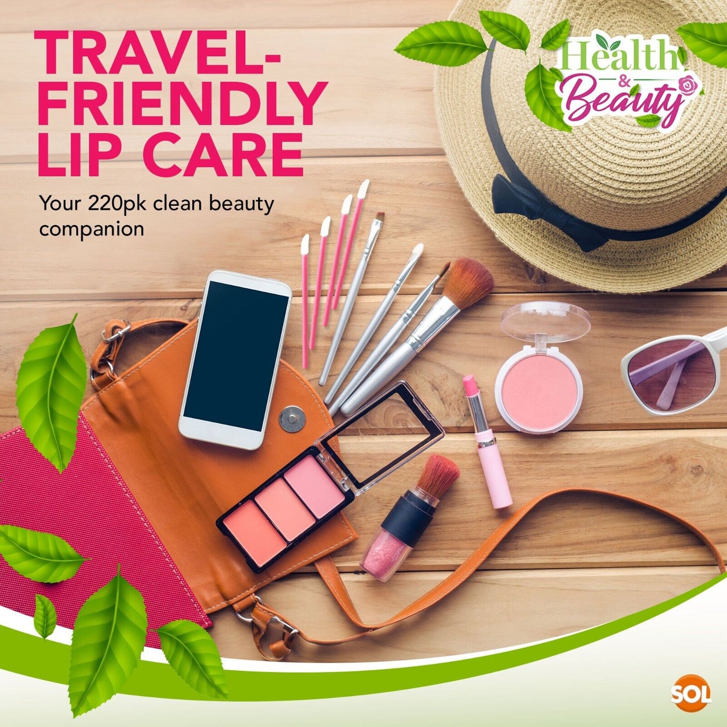 Disposable Lip Brushes Lipstick Gloss Wands | 220 Pack