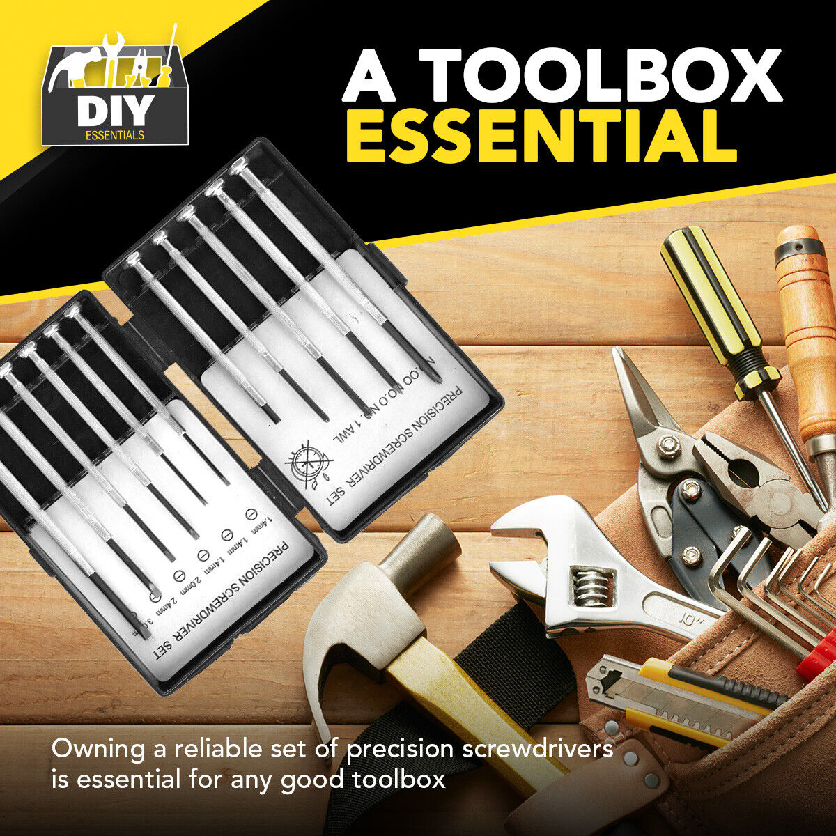 Mini Precision Screwdriver Set | Repair Tools for Electronics & Glasses | 11 piece