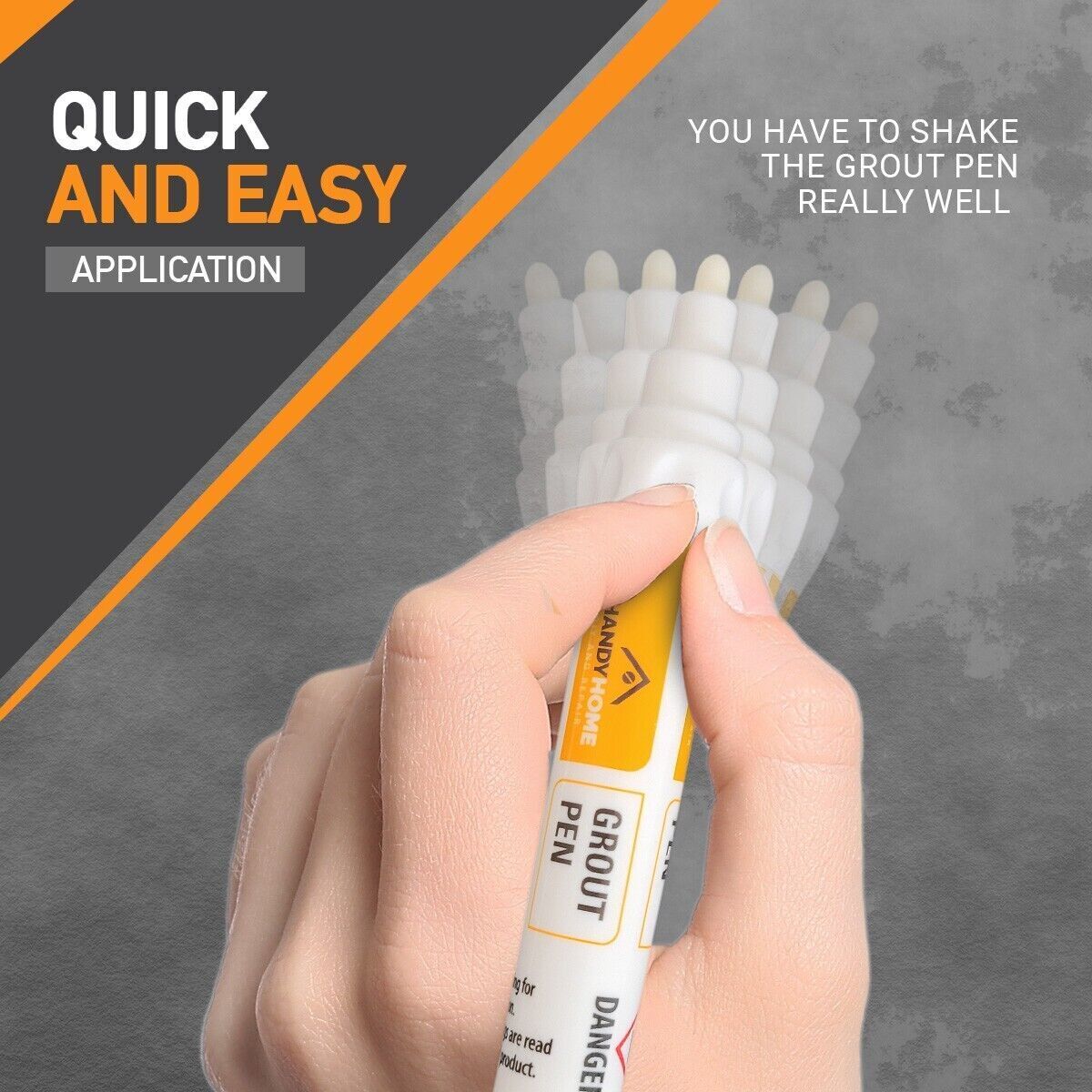 1-6pk White Tile Grout Pen Kitchen Bathroom Waterproof Marker Revives Anti Mould