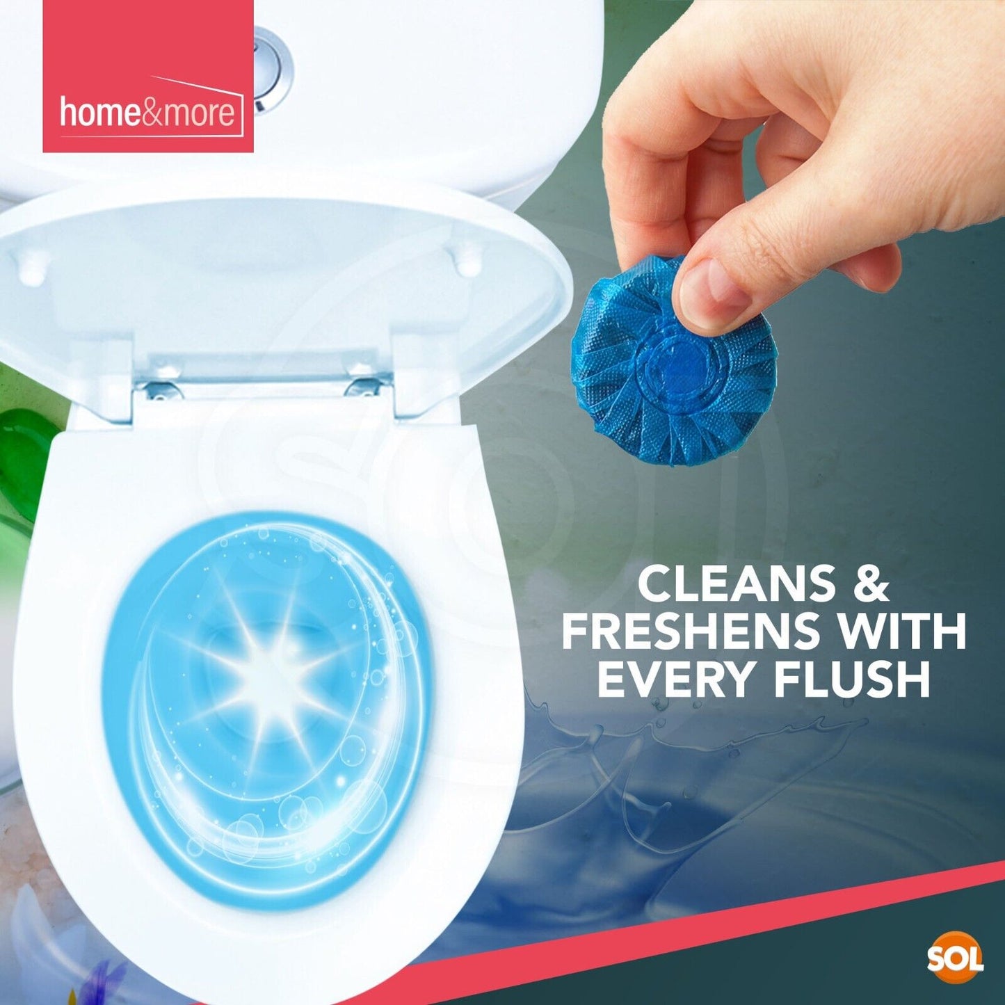 Cistern Blue Blocks Toilet Freshener Cleaner | 48 Pack