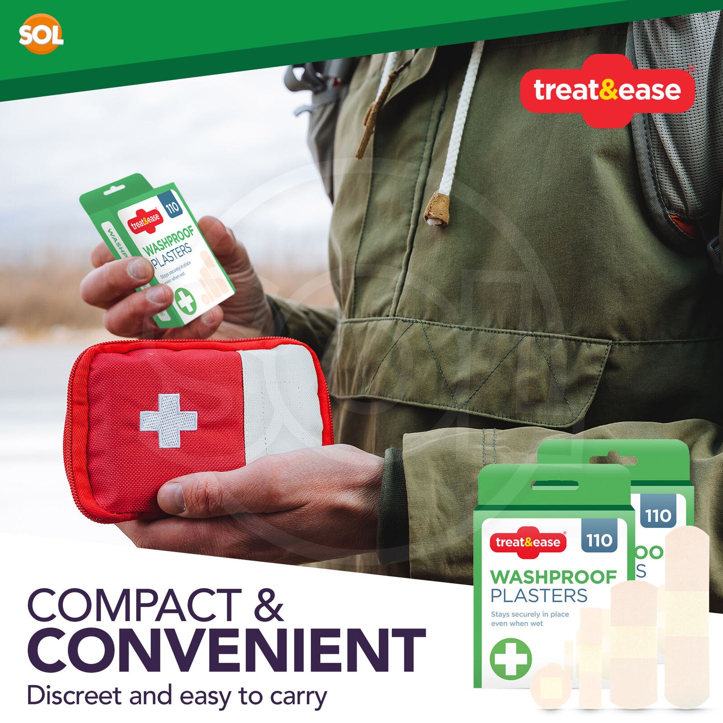 Washproof Plasters Waterproof | Kids & Adults | 220 Pack