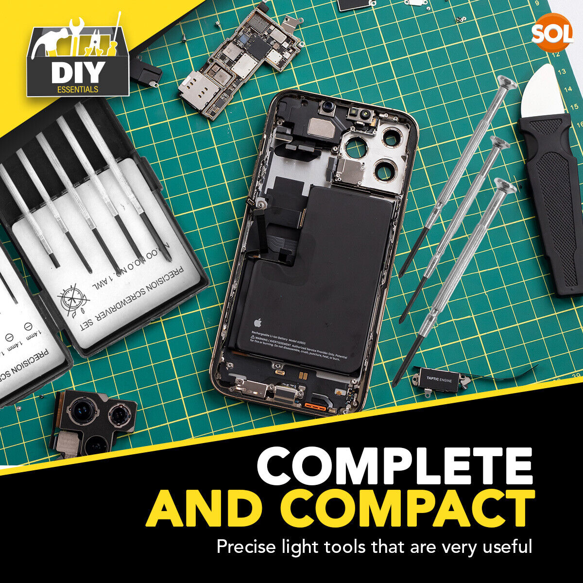 Mini Precision Screwdriver Set | Repair Tools for Electronics & Glasses | 11 piece